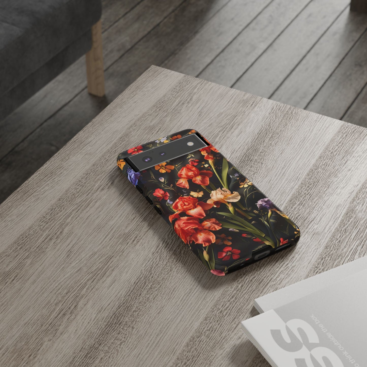 Floral Tough Case for Phone, Durable Protective Phone Cover, Gift for Flower Lovers, Phone Accessories, Spring Vibes