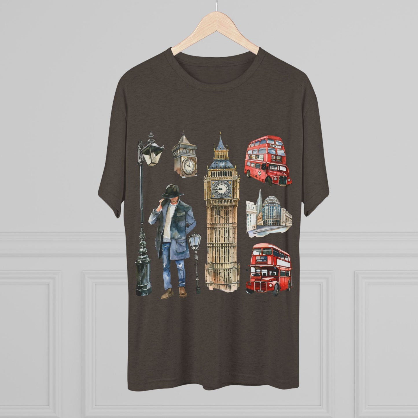 Vintage England Iconic Unisex Tri-Blend Crew Tee