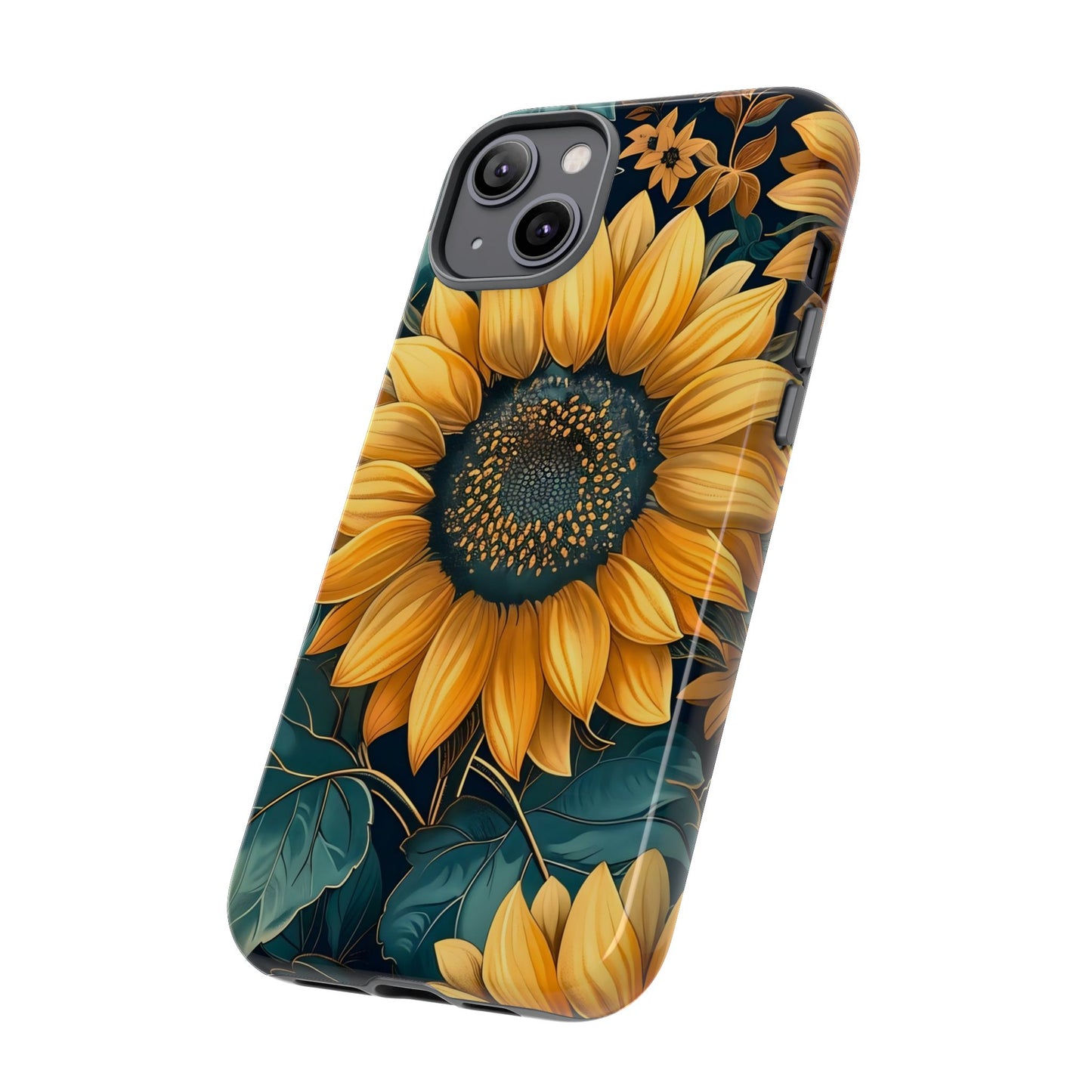Sunflower Phone Case - Bright Floral Design, Stylish Tough Cover for Sunflower Lovers, Gift for Plant Enthusiasts, Mom Gift, Nature Lovers