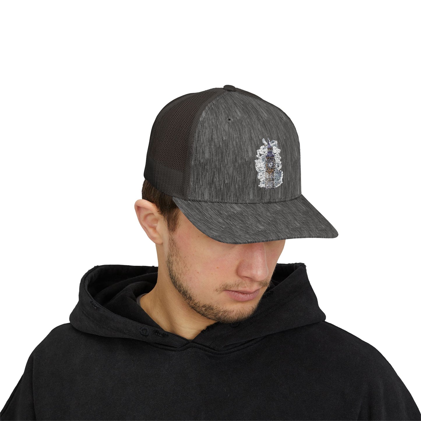 Stylish Trucker Cap for Trendsetters, Casual Streetwear Hat, Perfect for Summer Outings, Gift for Dad or Fashion Lovers