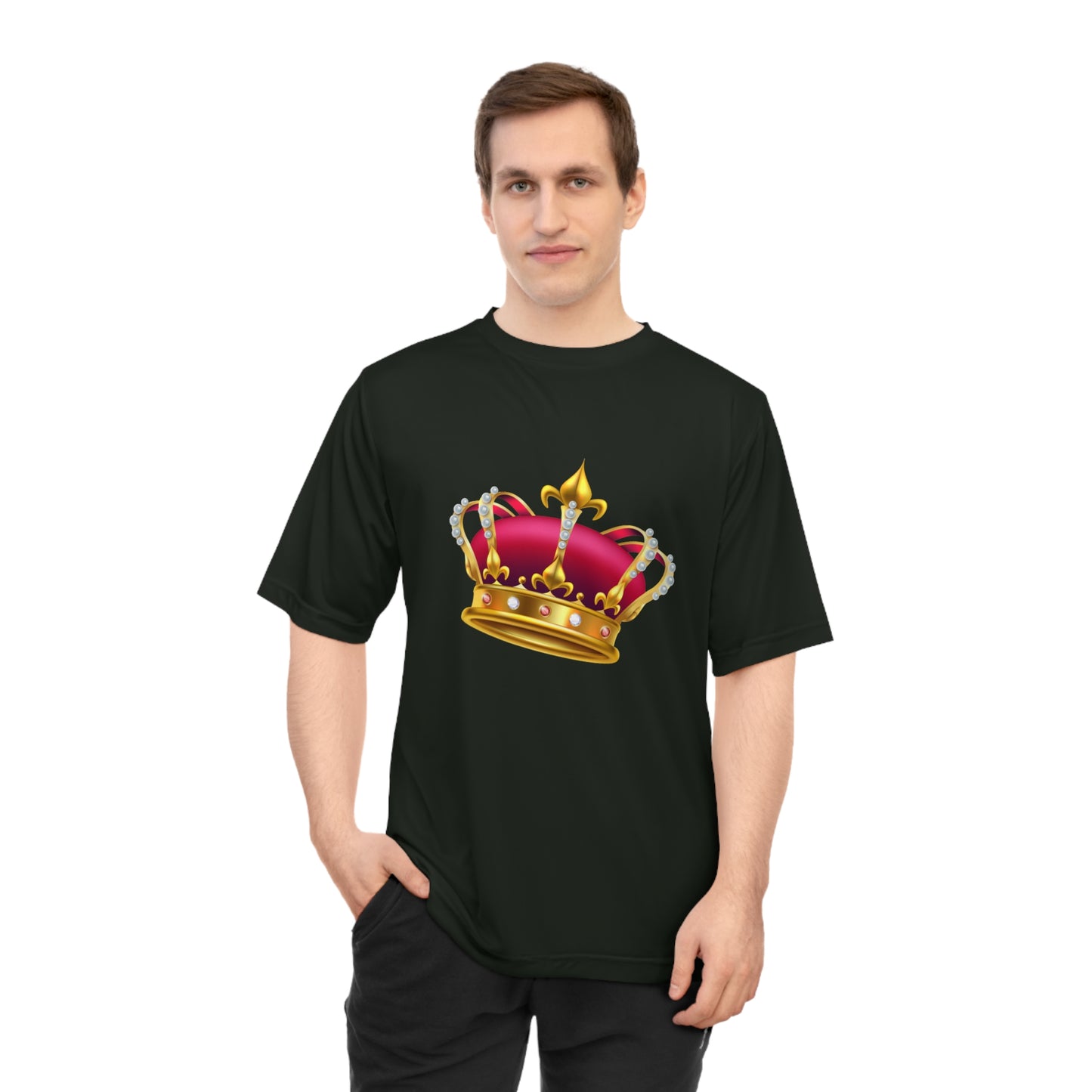 Unisex Zone Performance T-shirt - British Royal Crown