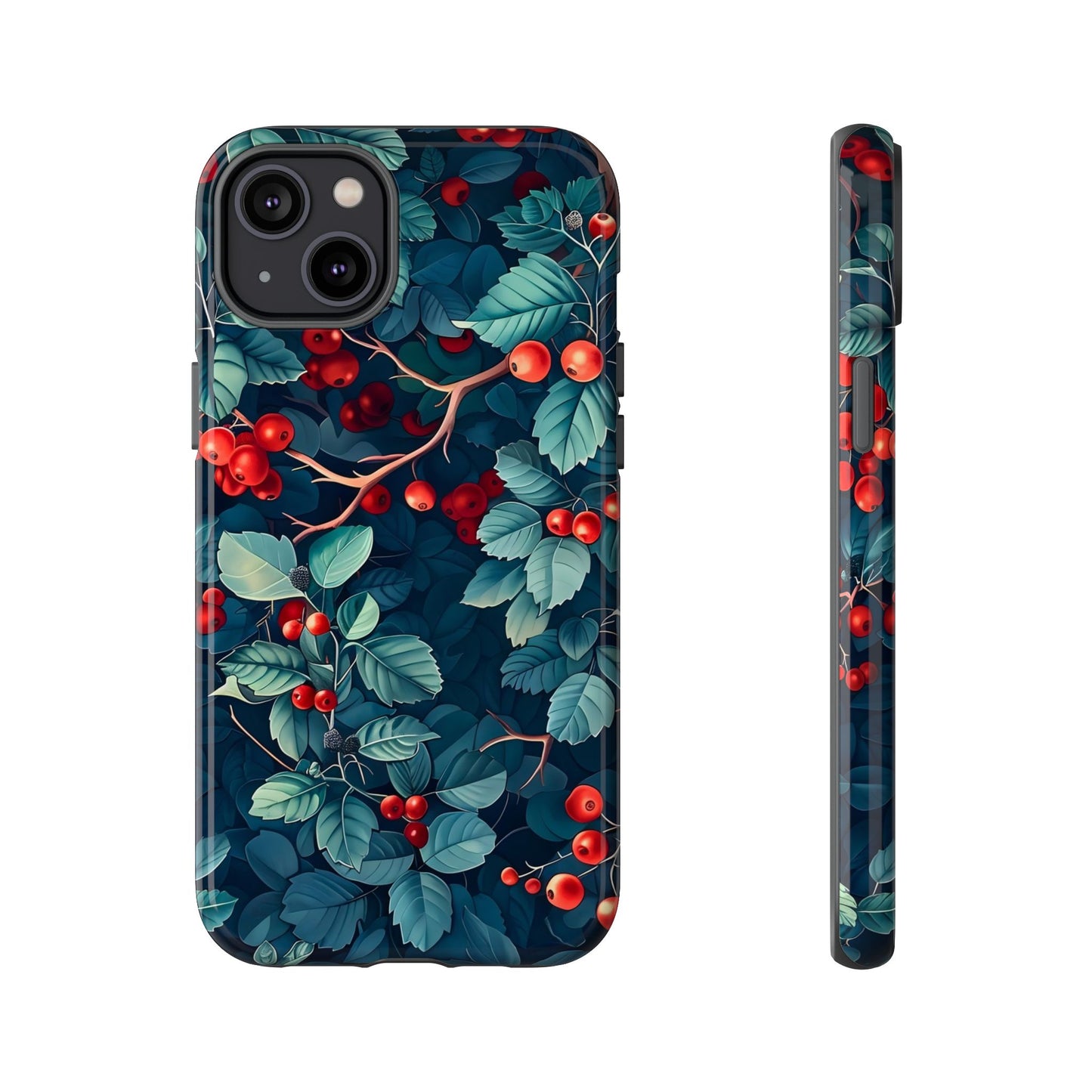 Berry Blossom Phone Case - Nature Lover's Gift, Floral Design, Cute Accessory for Spring, Unique Tech Cover, Perfect for Holidays