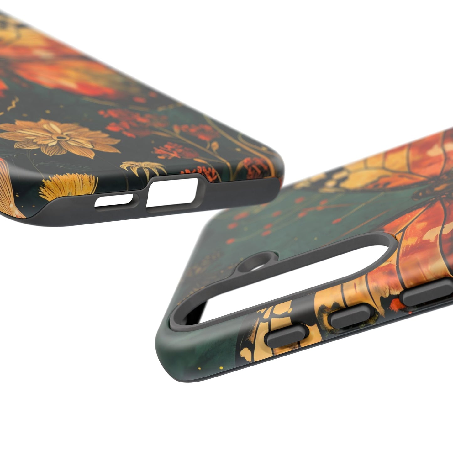Butterfly Phone Case – Tough Cases for Nature Lovers, Floral Design, Butterfly Art, Unique Gift, Eco-Friendly Protection