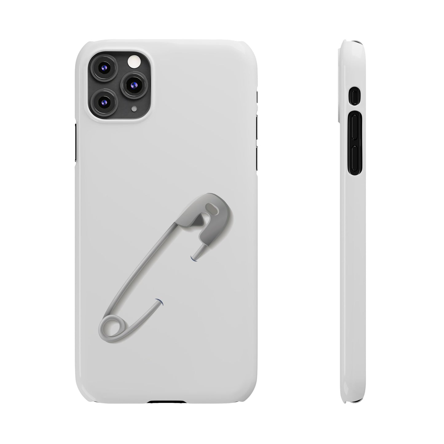 Minimalist Safety Pin Phone Cases | Stylish Slim Cases for Trendy Protection, Gift for Friends, Fashionable Accessories, Unique Phone Cover