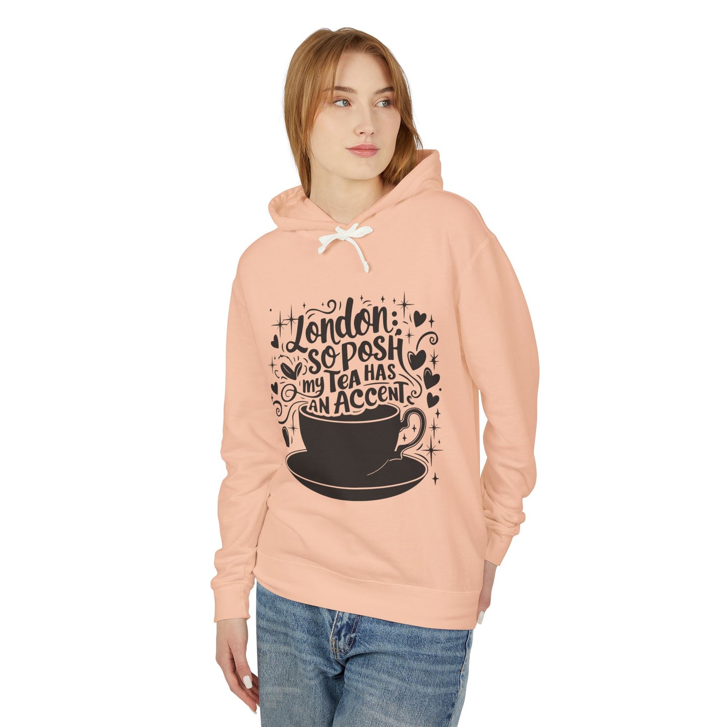 Unisex Lightweight Hooded Sweatshirt - London's Nostalgic Tea