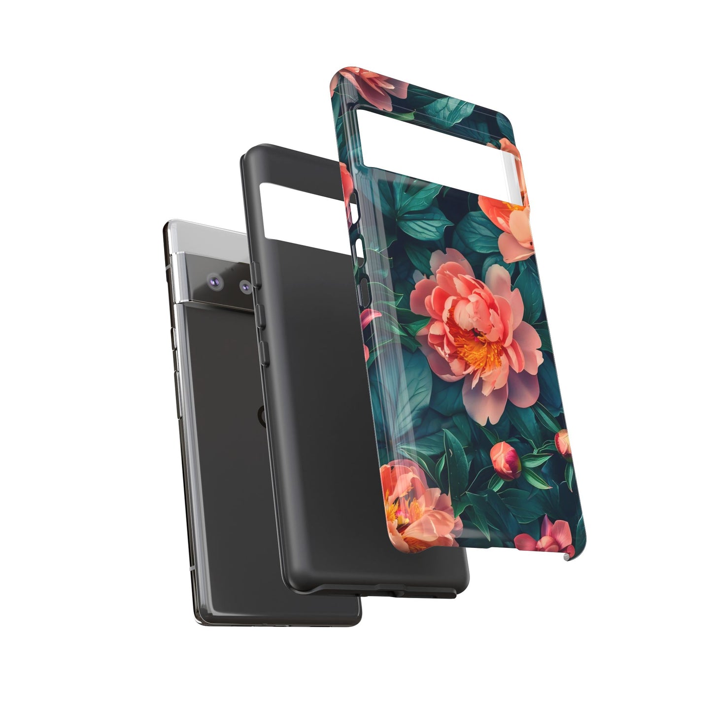 Floral Phone Case - Tough Cases, Flower Design, Botanical Art, Phone Accessory, Gift for Her, Nature Lovers