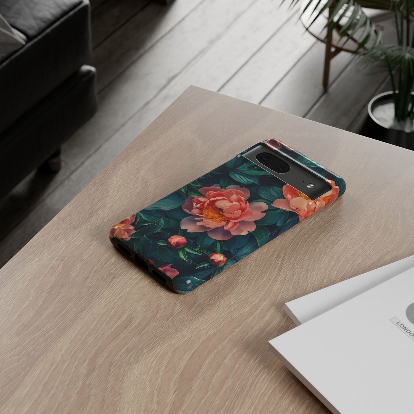 Floral Phone Case - Tough Cases, Flower Design, Botanical Art, Phone Accessory, Gift for Her, Nature Lovers