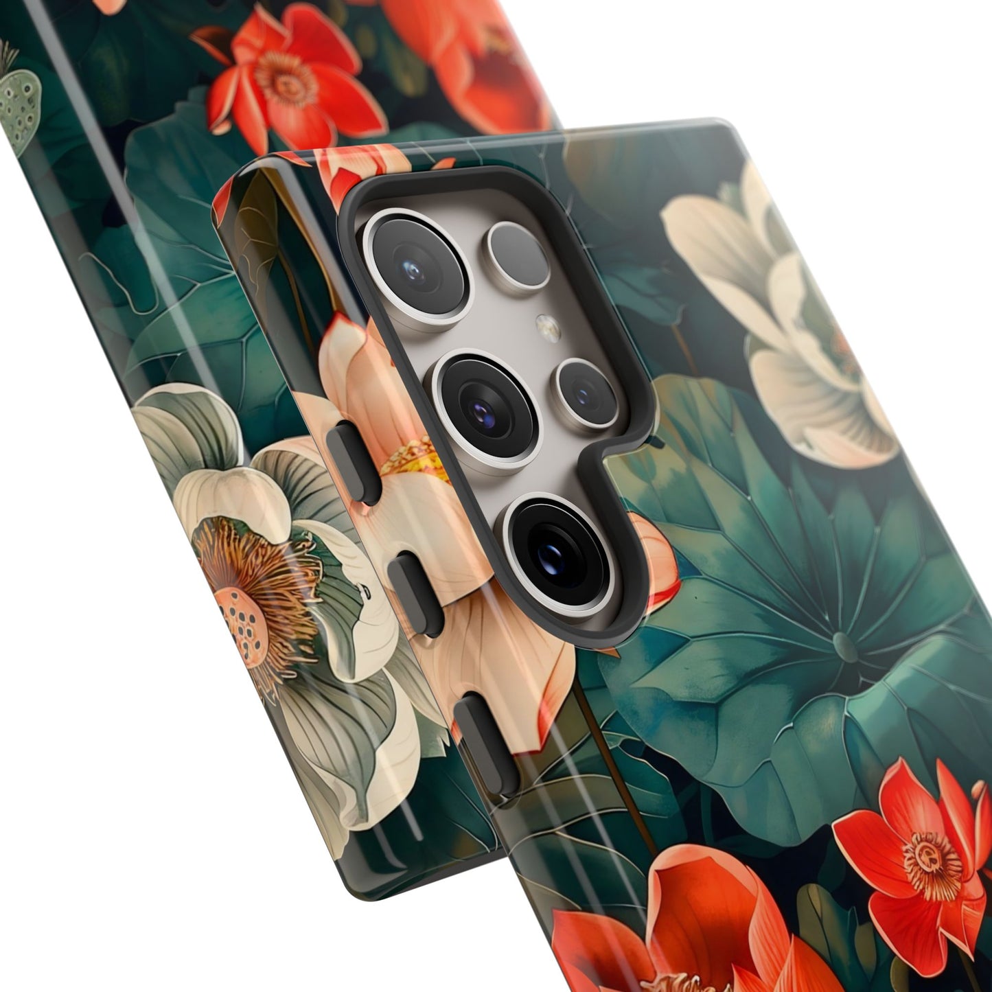 Flower Phone Case, Floral Phone Cover, Tough Case for Floral Lovers, Gift for Her, Stylish Tech Accessories