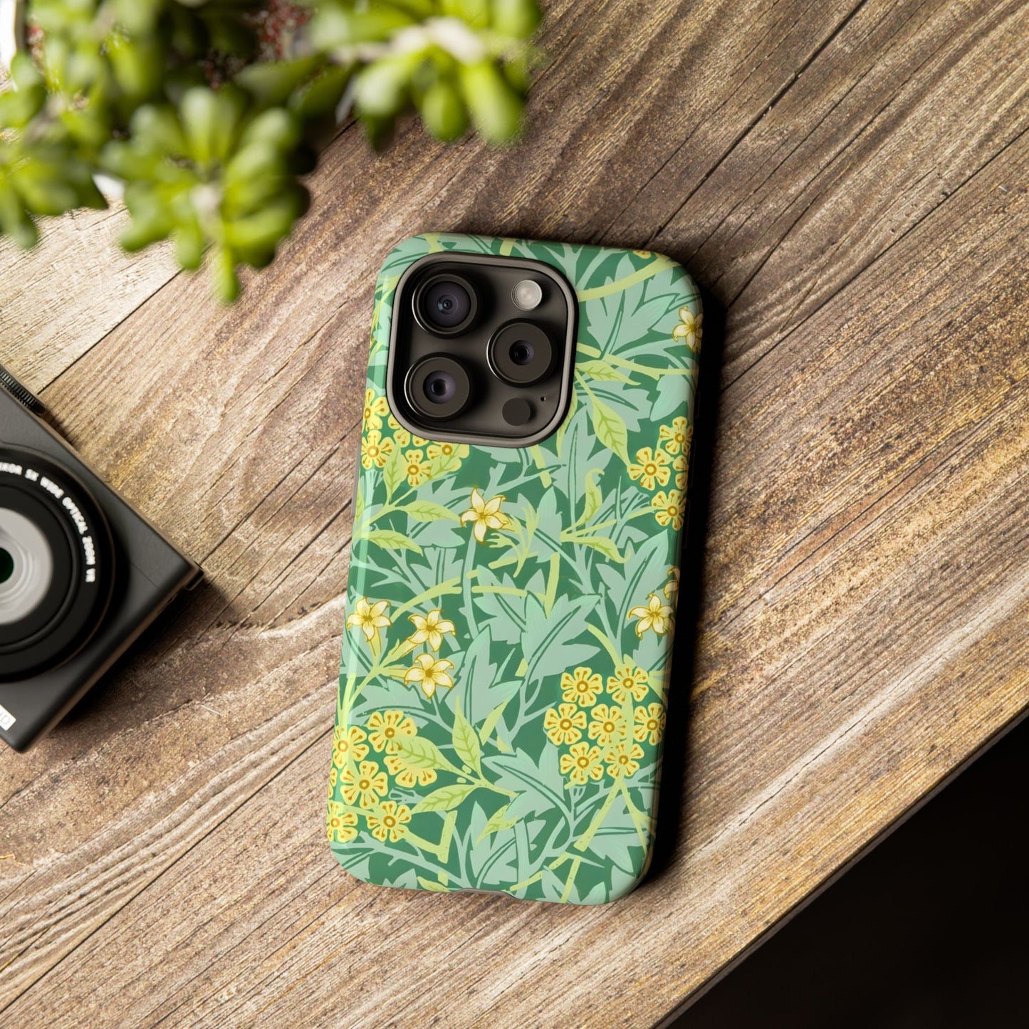 Tough Cases Organic Floral Phone Case, Stylish iPhone Cover, Eco-Friendly Gift, Nature Lover Accessory, Spring Decor, Unique Phone Protector