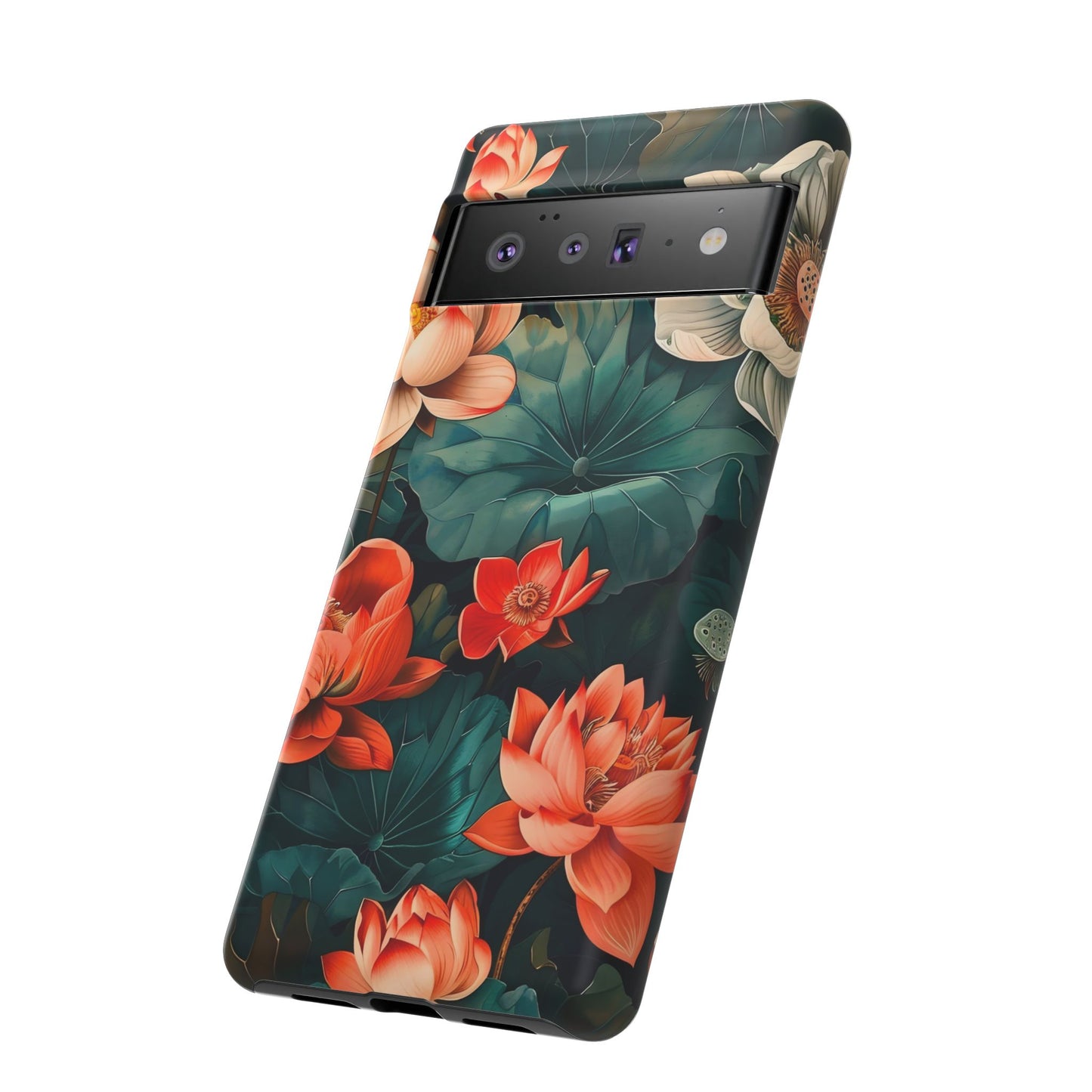 Flower Phone Case, Floral Phone Cover, Tough Case for Floral Lovers, Gift for Her, Stylish Tech Accessories
