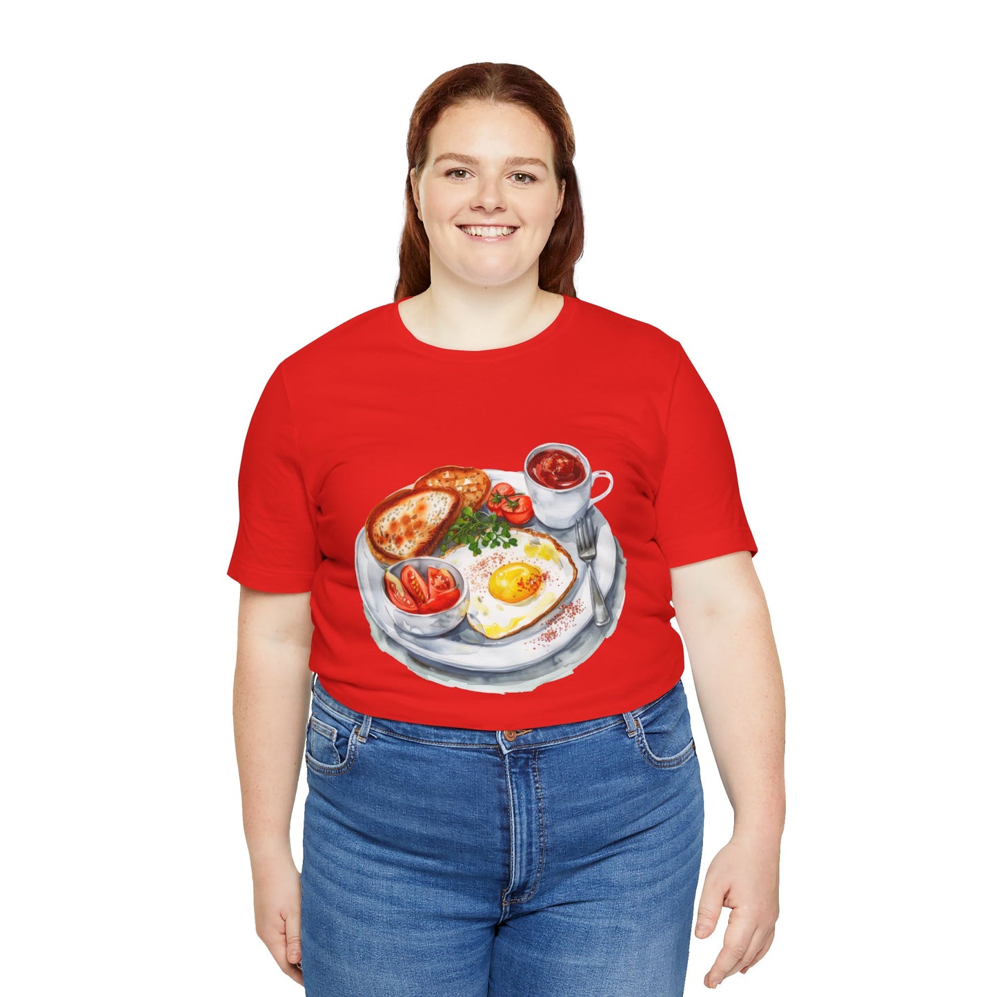Unisex Jersey Short Sleeve Tee - From Pies to Puddings - Classic British Dishes