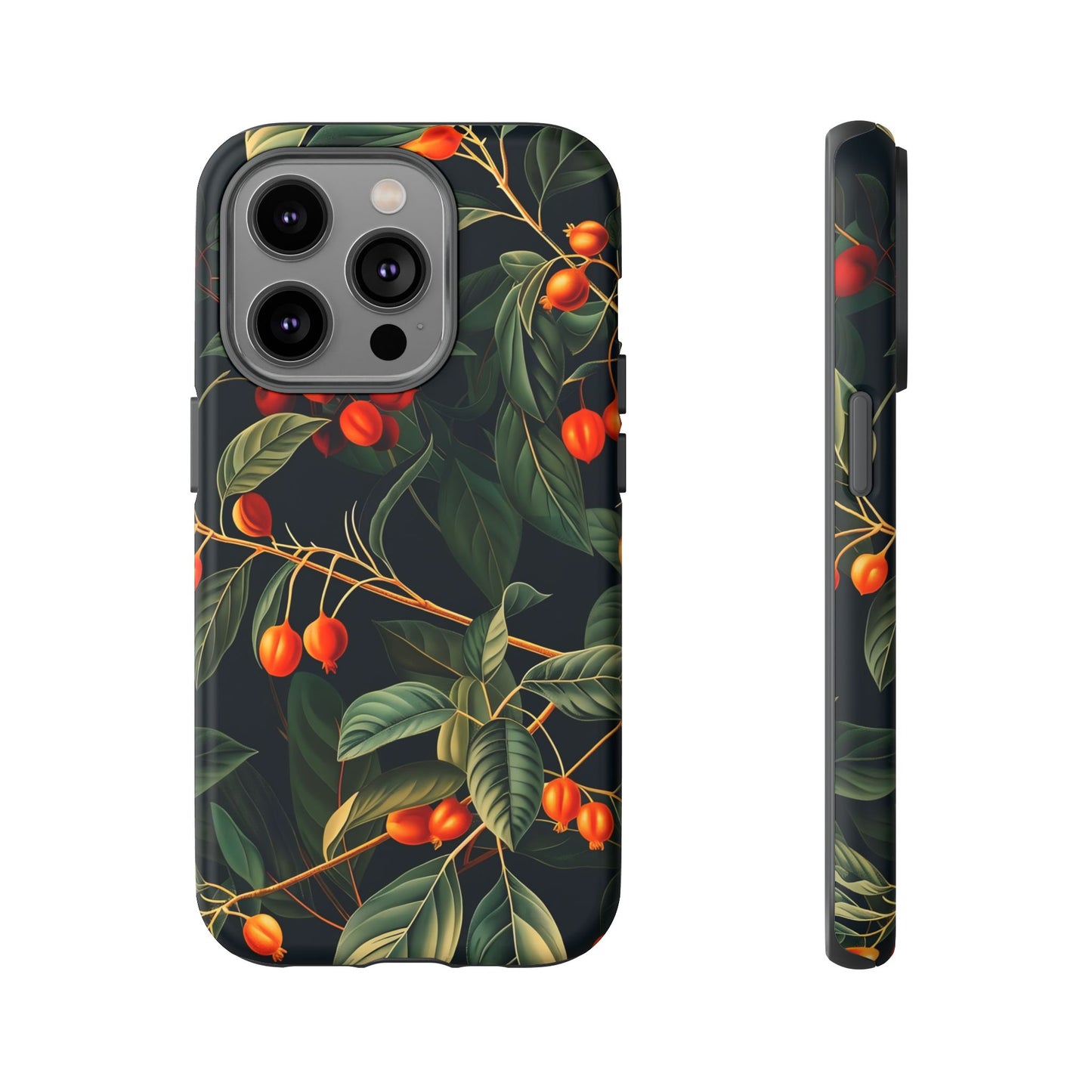 Tough Cases, Floral Phone Case, Nature-Inspired Tech, Unique Gift, Phone Accessory, Botanical Design, Fall Vibes