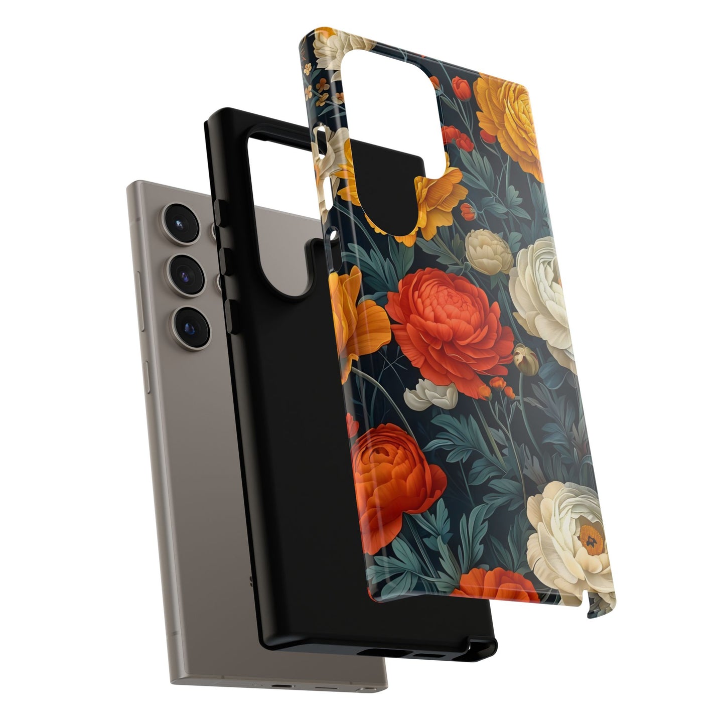 Floral Tough Case for Phones | Durable Floral Phone Cover, Boho Chic, Unique Gift for Her, Phone Protection, Flower Design