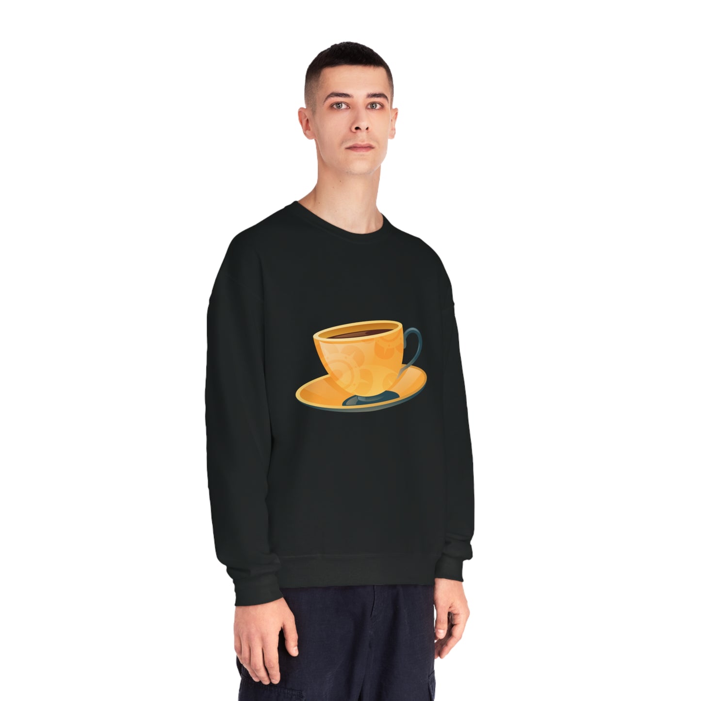 Unisex NuBlend® Crewneck Sweatshirt - Elegant British Tea Cup
