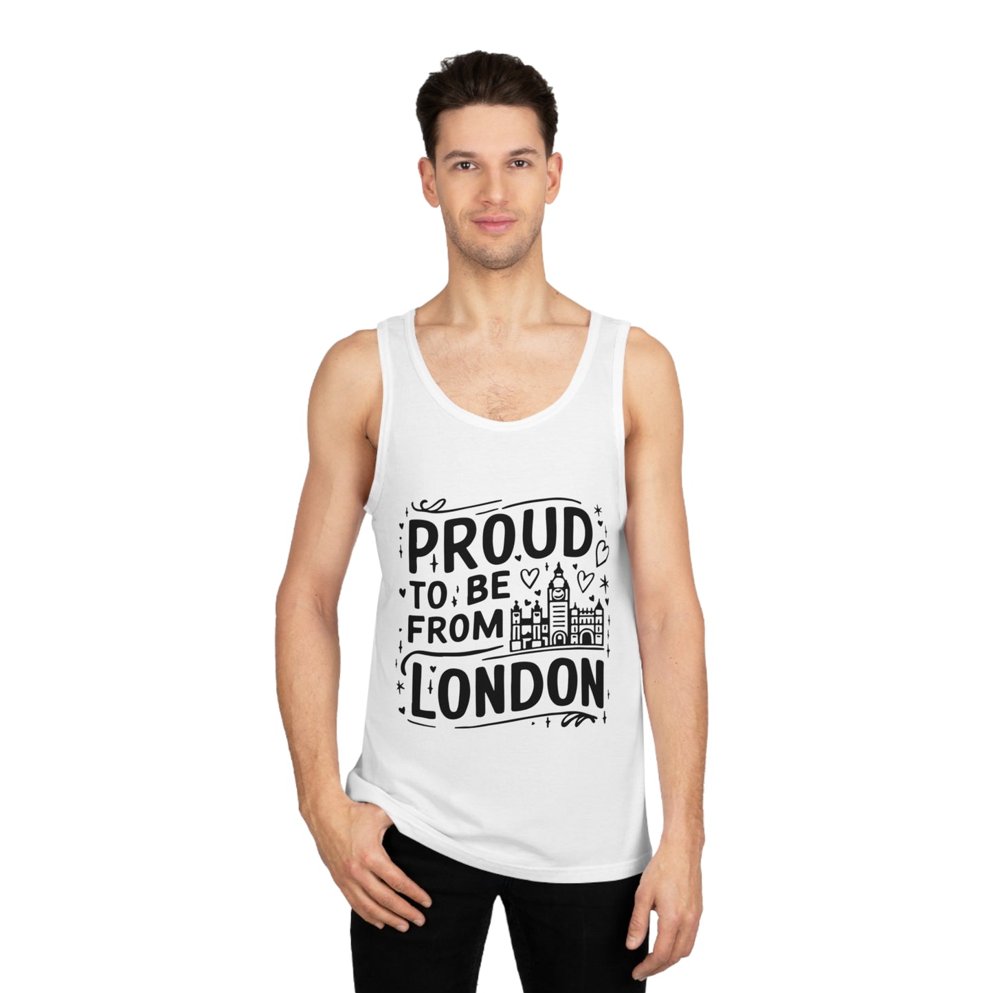 Unisex Softstyle™ Tank Top - Proud to be from London