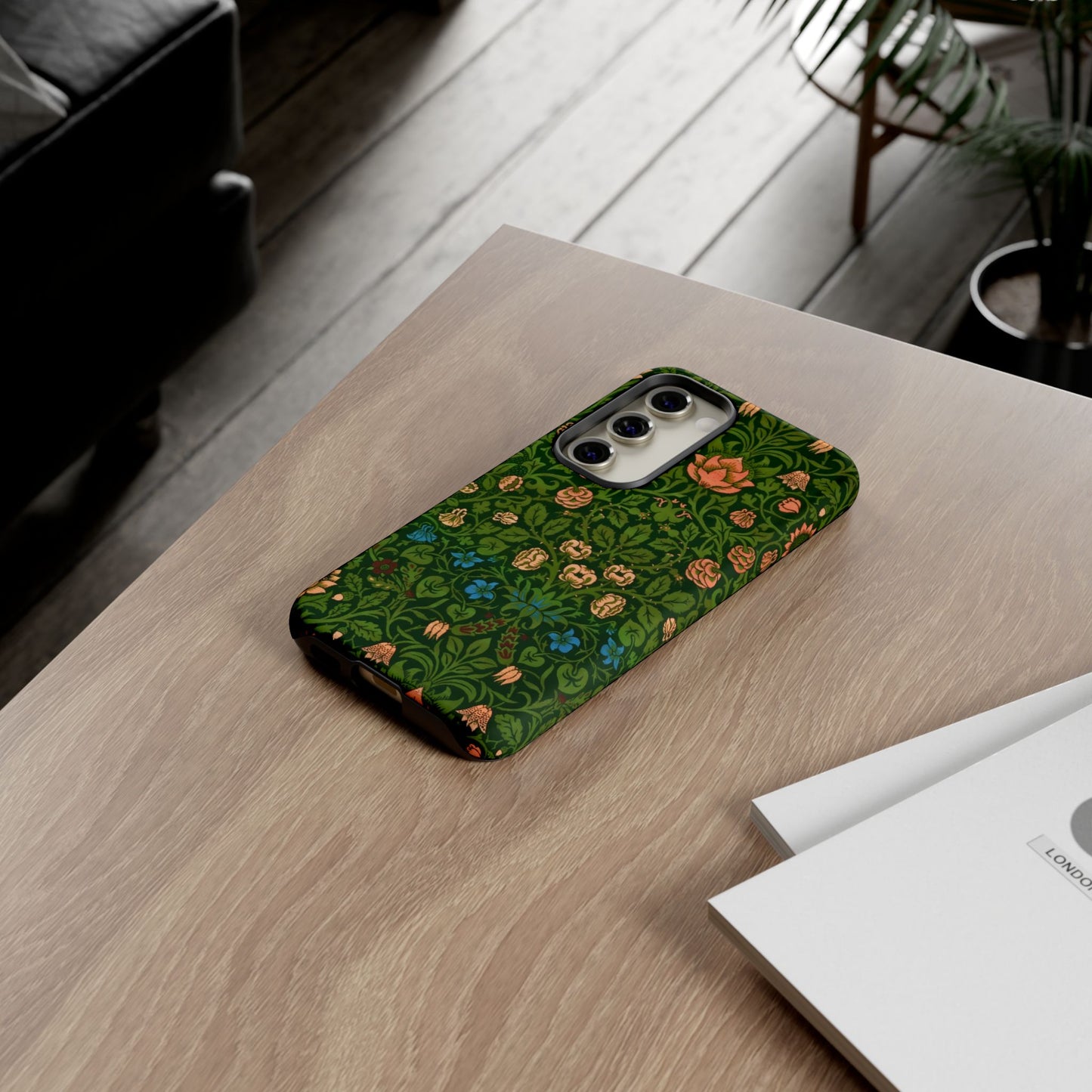 Crimson Leaf Whirl – Phone Case - Tough Cases