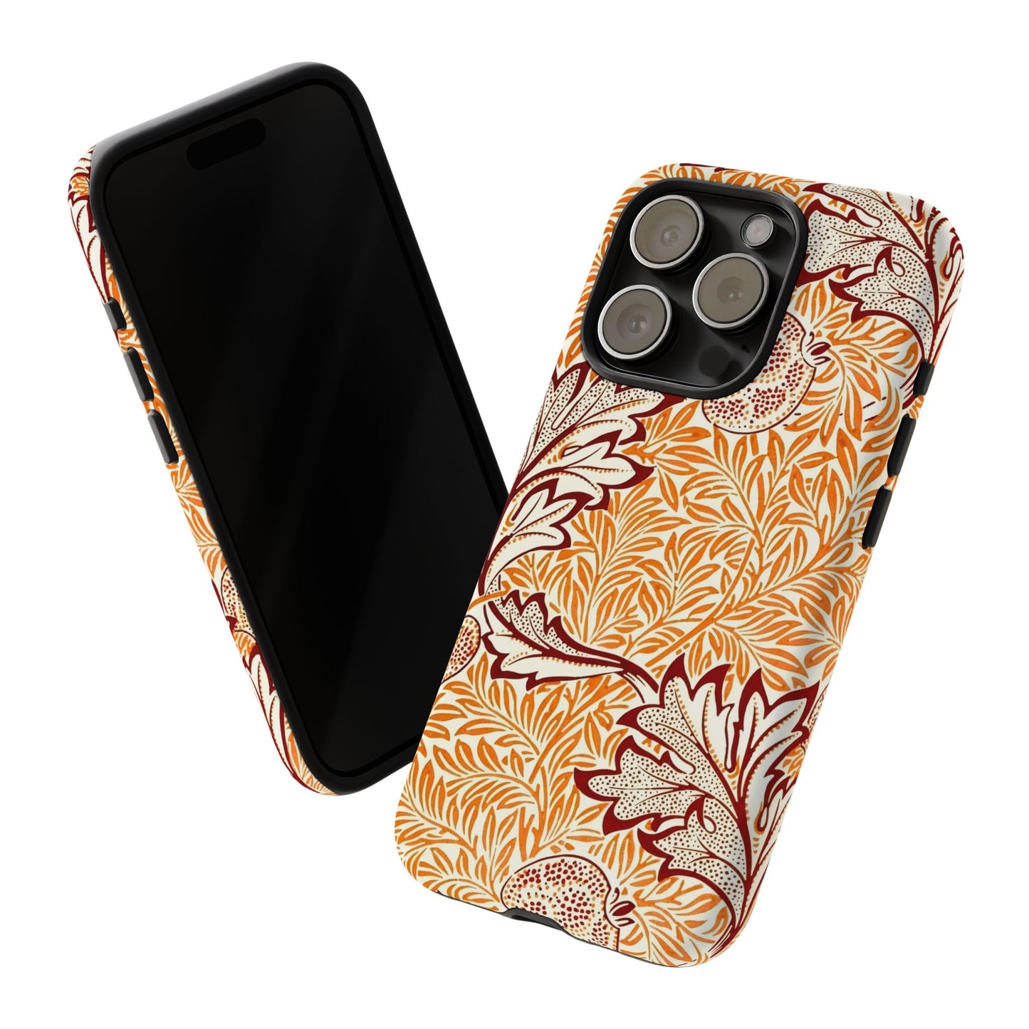 Stylish Phone Case, Tough Cases with Floral Design, Protective Cover, Gift for Her, Cute Phone Accessory