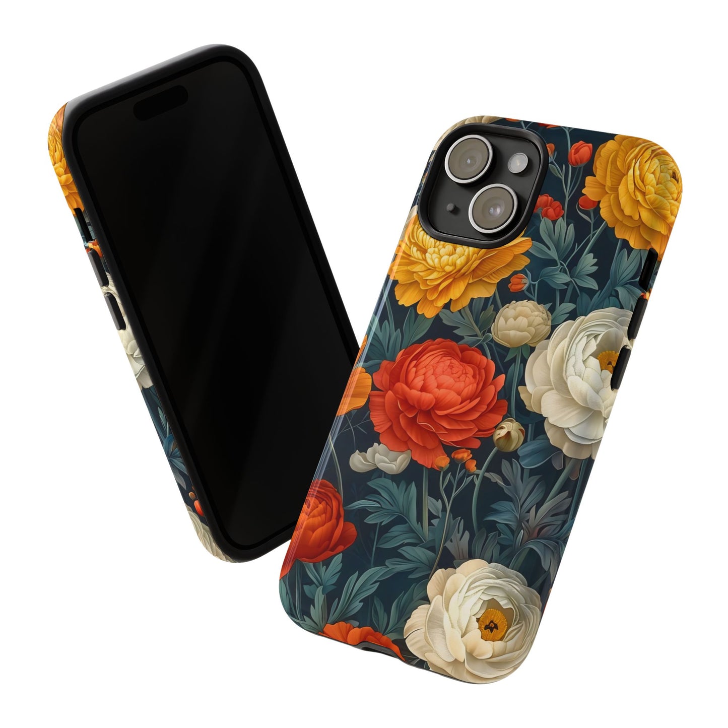 Floral Tough Case for Phones | Durable Floral Phone Cover, Boho Chic, Unique Gift for Her, Phone Protection, Flower Design