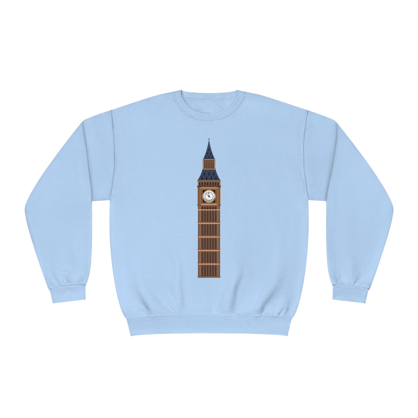 Unisex NuBlend® Crewneck Sweatshirt - Iconic Big Ben Clock Tower