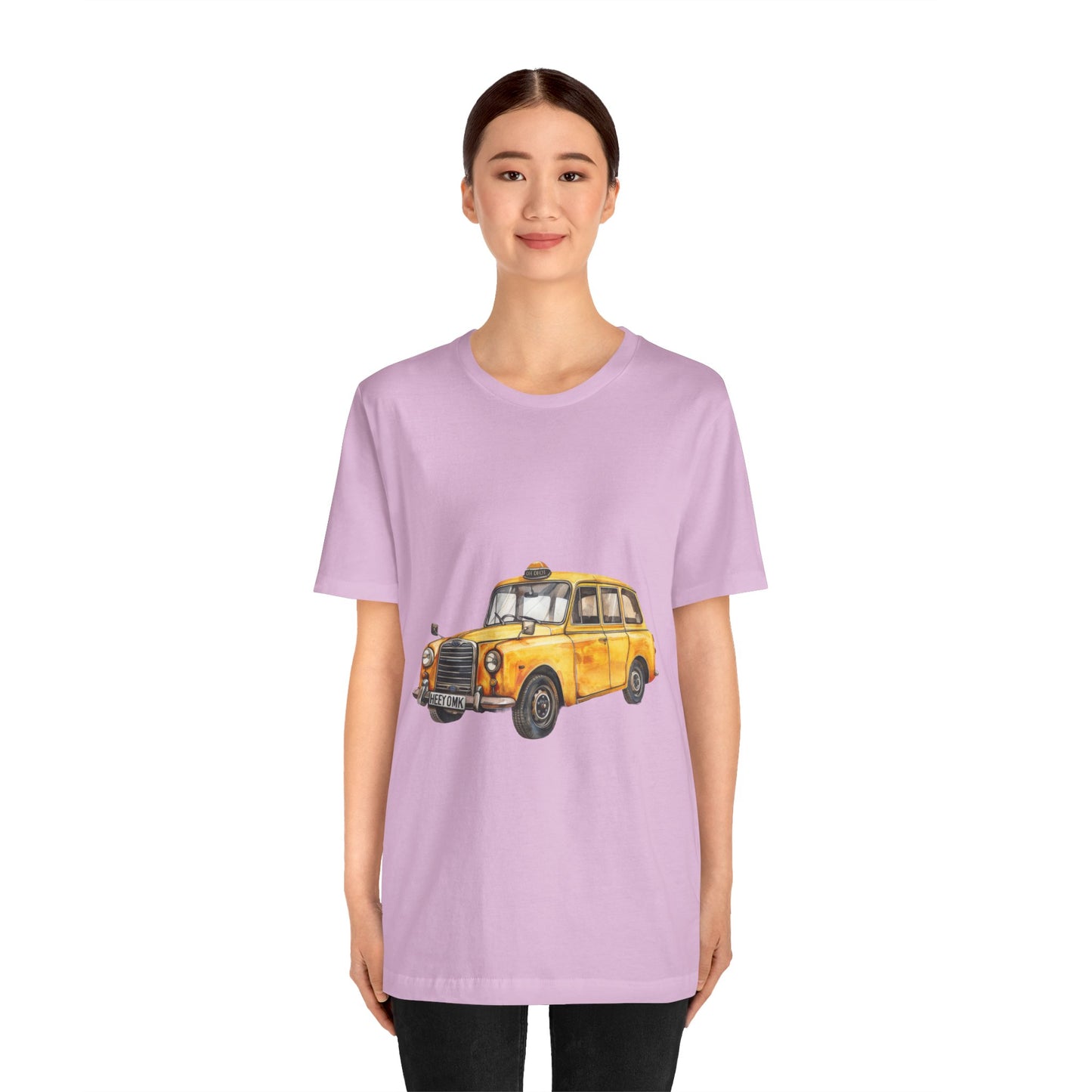 Unisex Jersey Short Sleeve Tee - Trendy British Vintage Car