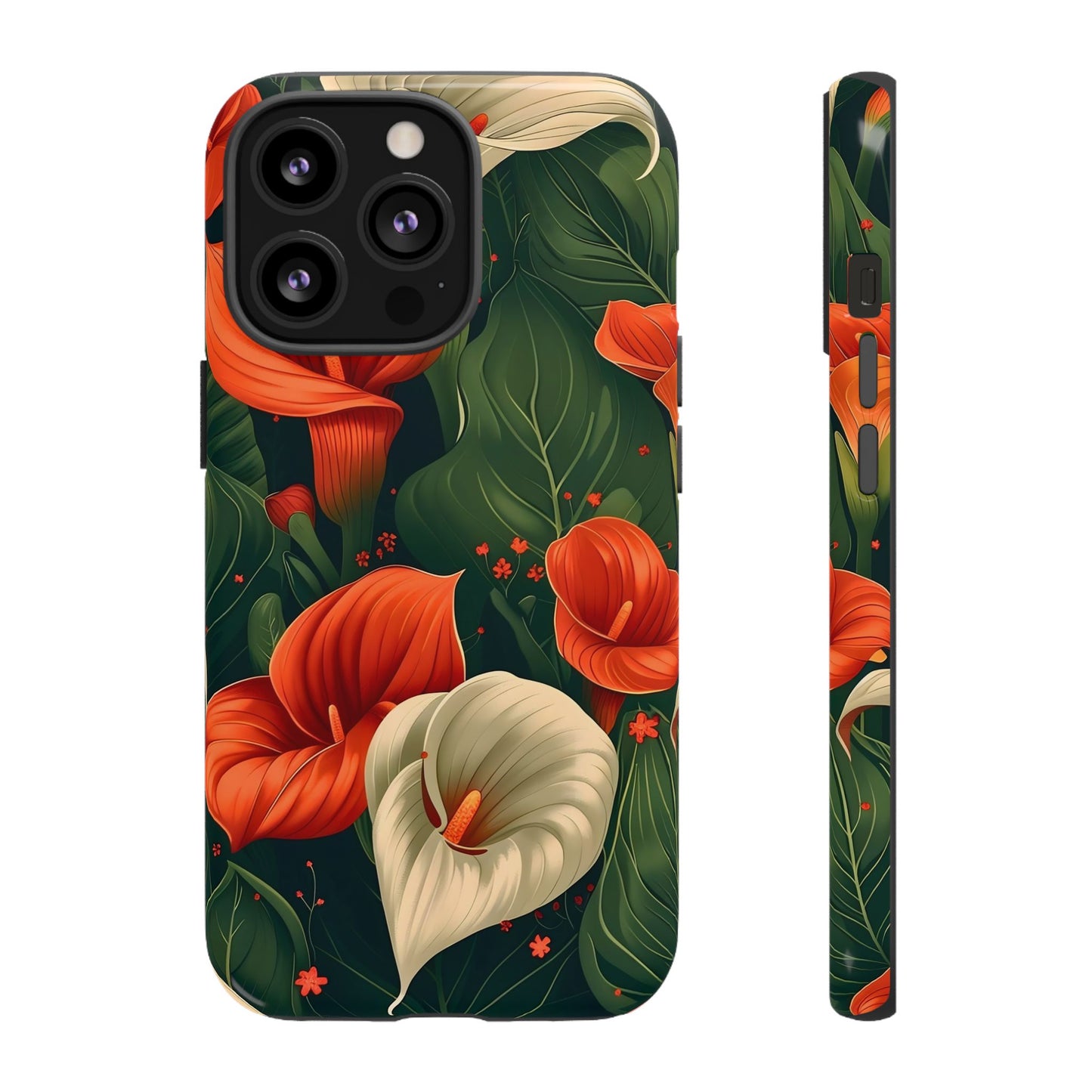 Floral Phone Case, Tough Cases for Stylish Protection, Gift for Her, Nature Lovers, Phone Accessories, Trendy Tech