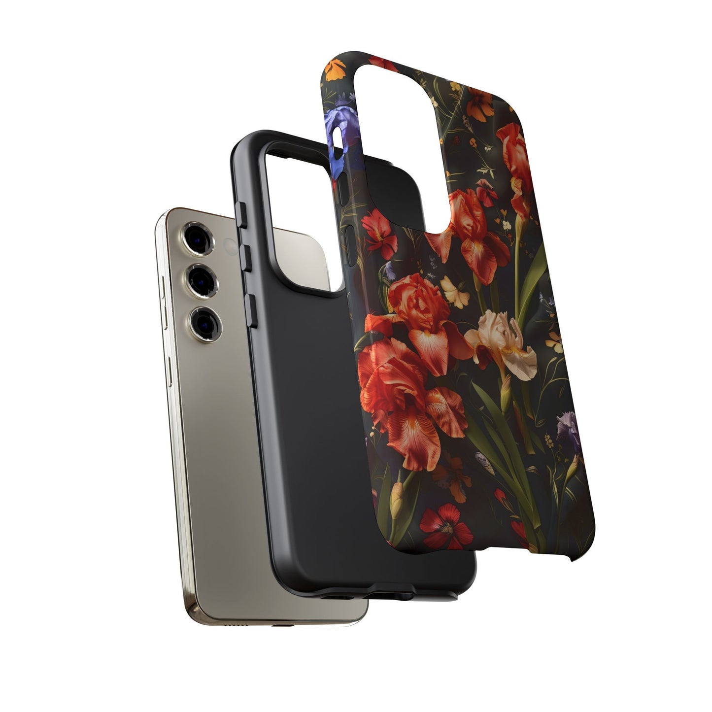 Floral Tough Case for Phone, Durable Protective Phone Cover, Gift for Flower Lovers, Phone Accessories, Spring Vibes