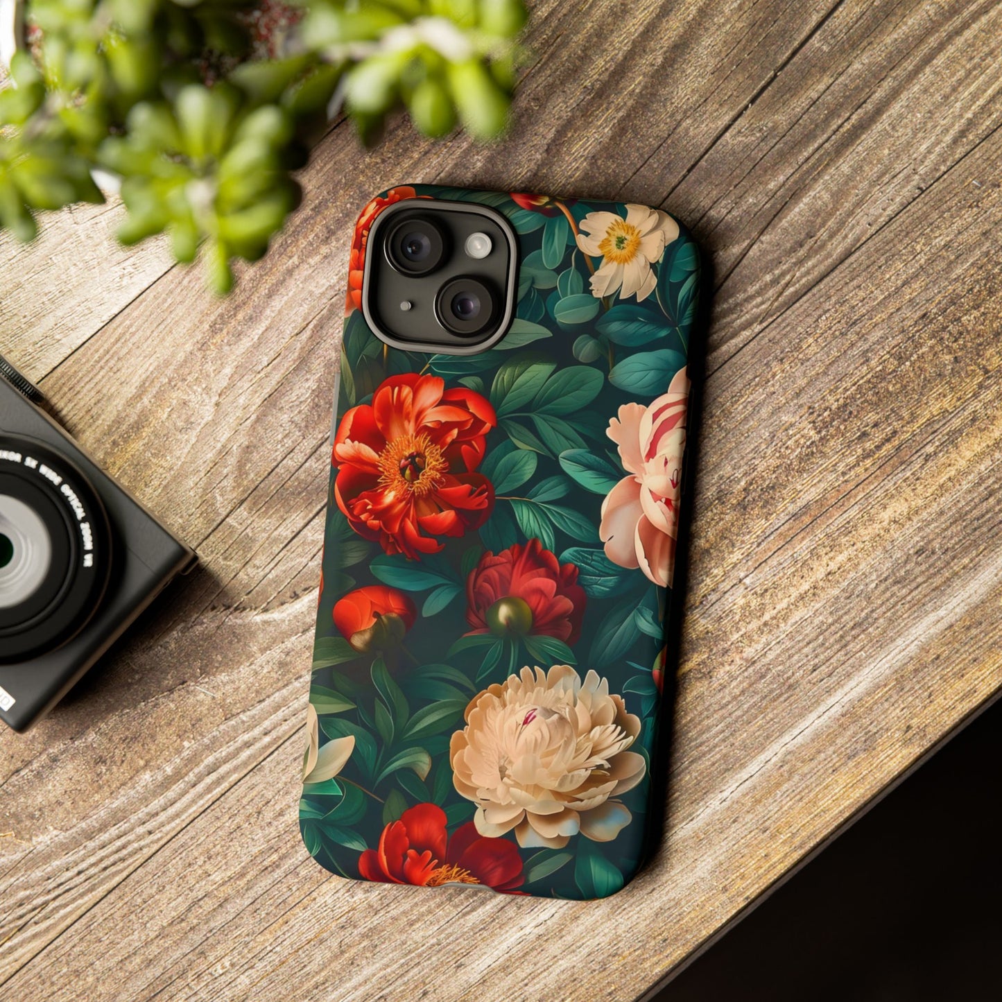 Floral Phone Case - Tough Cases, Vibrant Protection, Gift for Her, Cute Floral Design, Trendy Accessory, Perfect for Spring