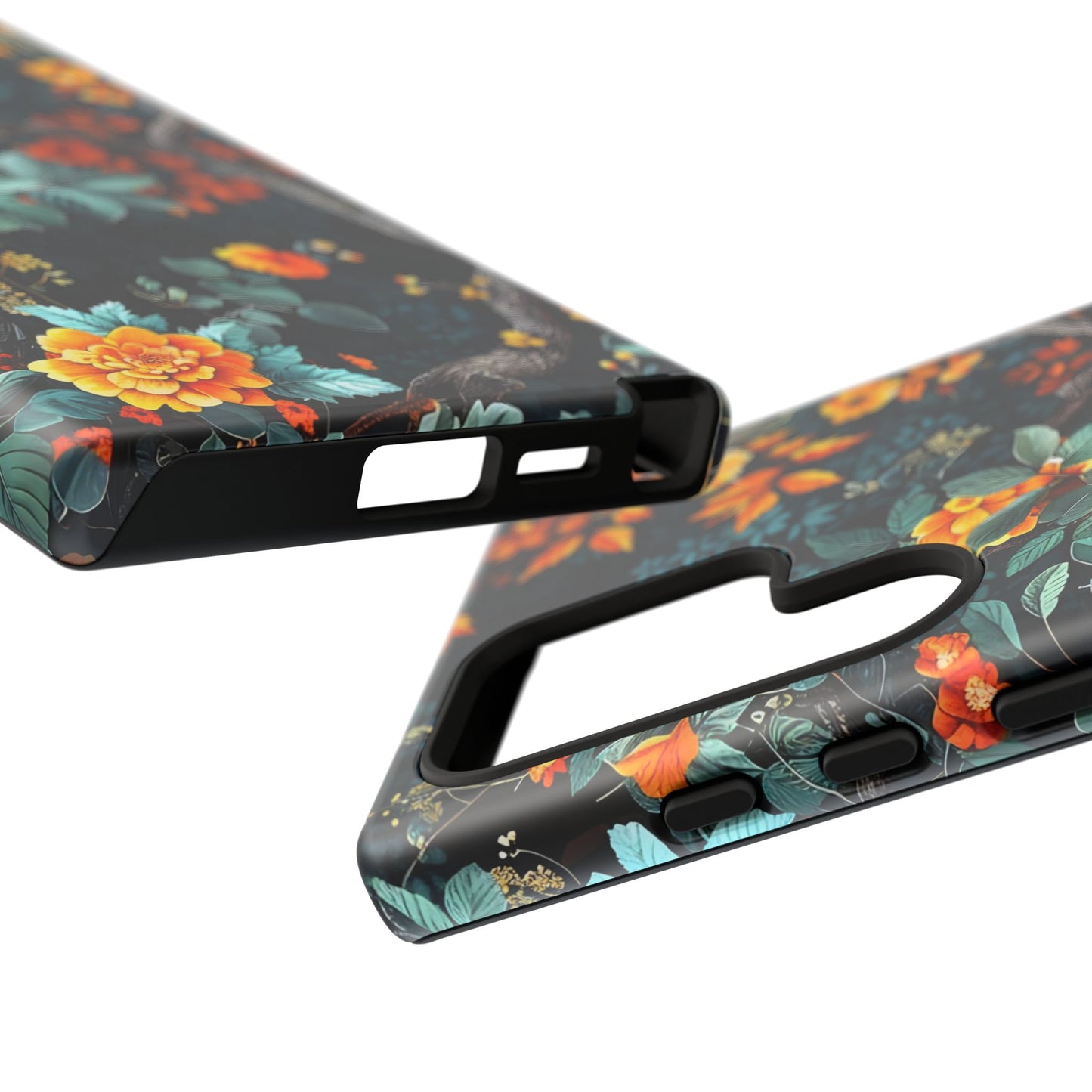 Floral Phone Case | Tough Cases, Protective Cover, Gift for Her, Autumn Vibes, Floral Phone Accessory, Unique Design