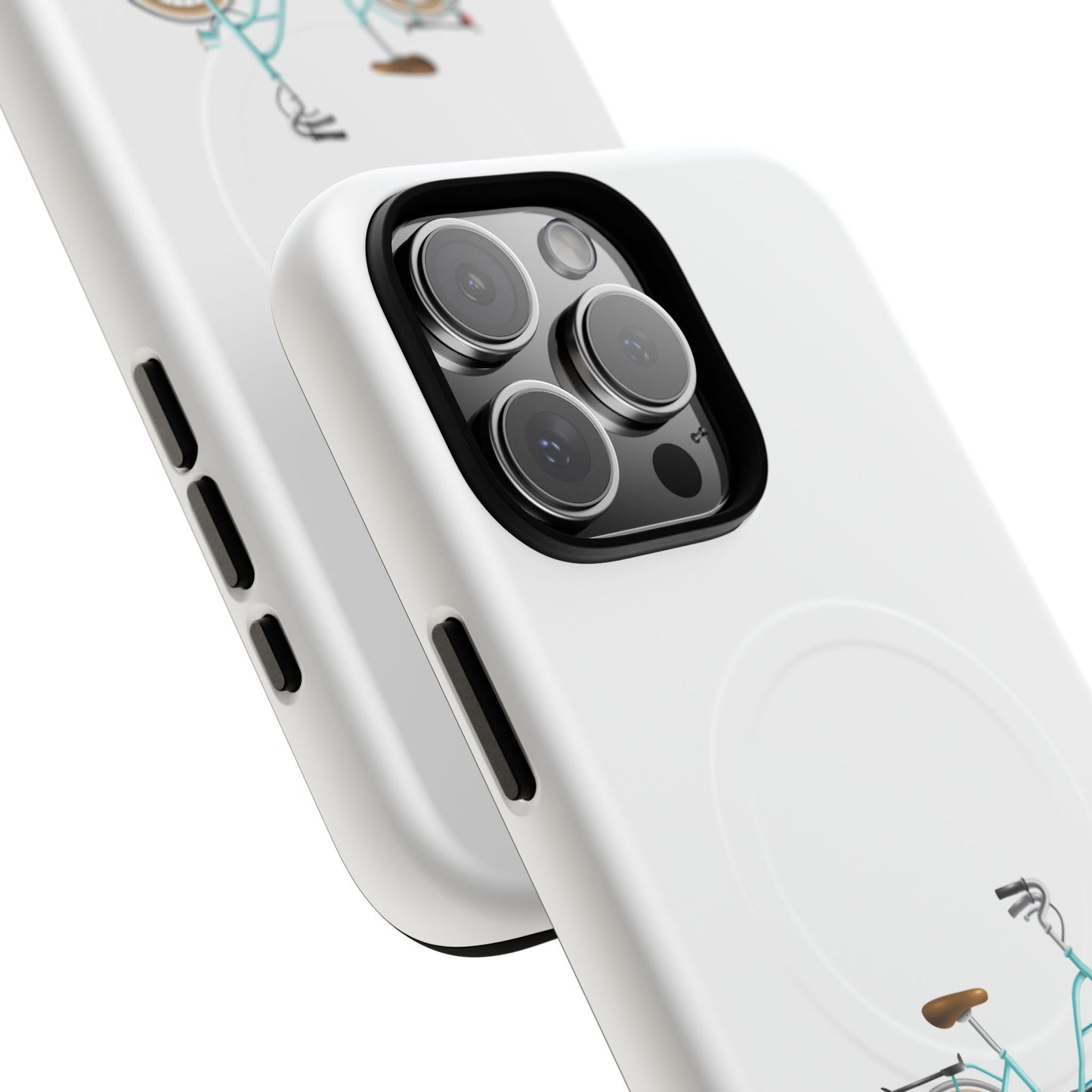 Tough Magnetic Phone Cases, Stylish Bicycle Design, Durable Protection, Perfect Gift for Cyclists, Trendy Tech Accessory
