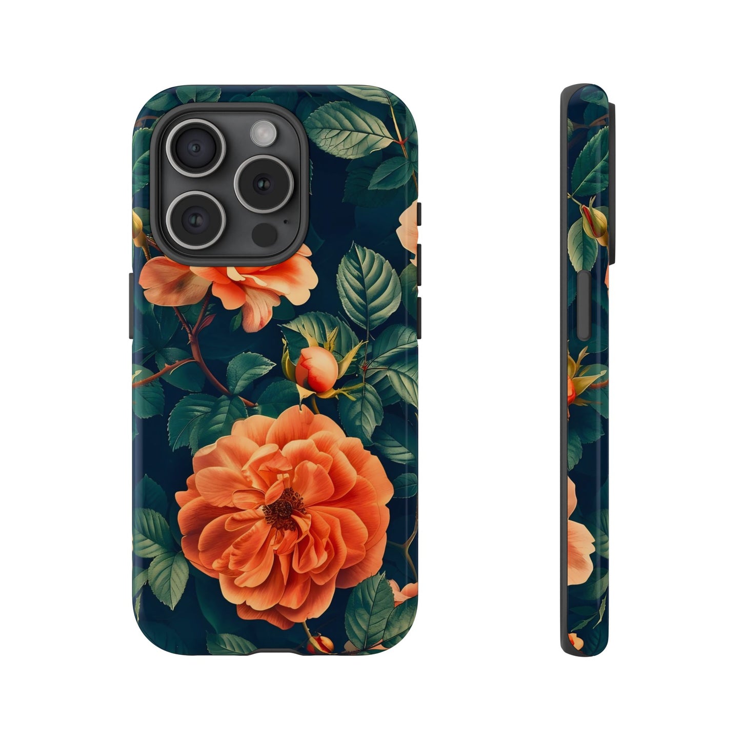 Floral Phone Case, Tough Cases for Nature Lovers, Botanical Design, Phone Protection, Gift for Her, Trending Floral Accessories