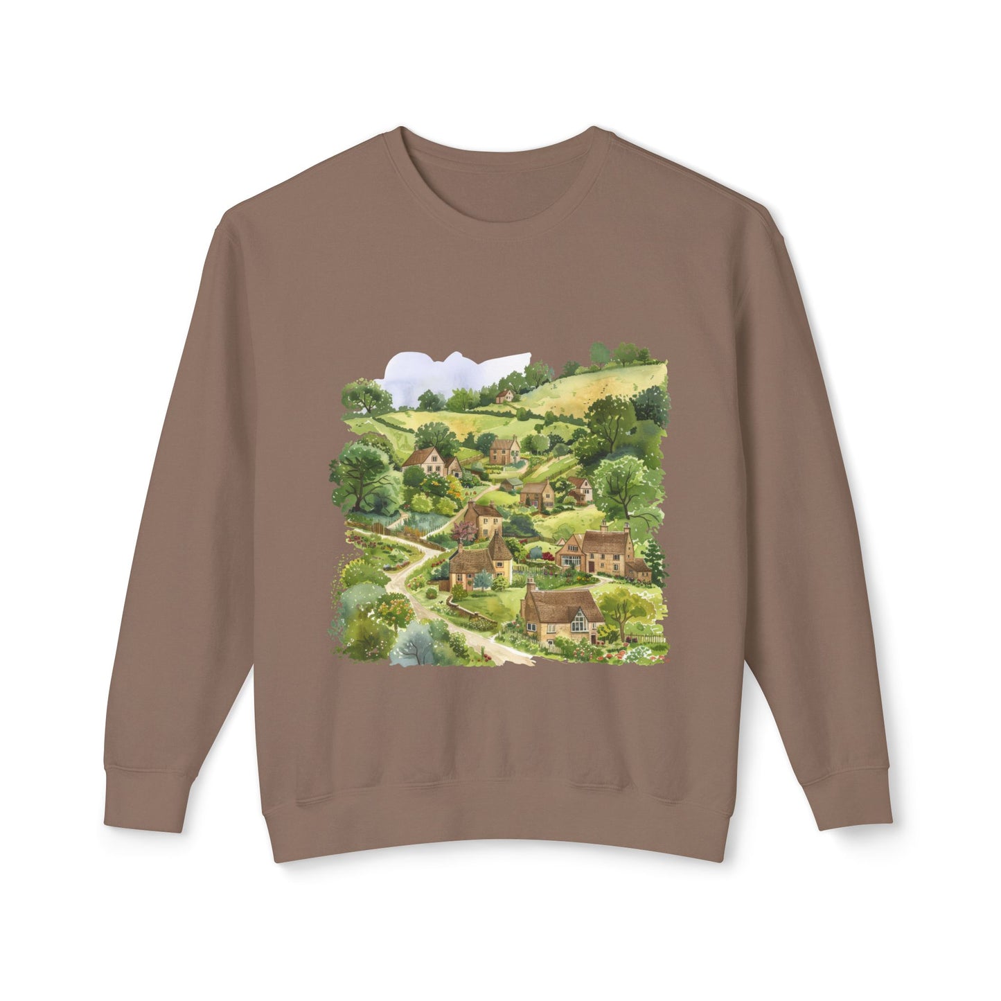 Unisex Lightweight Crewneck Sweatshirt - England Aesthetics