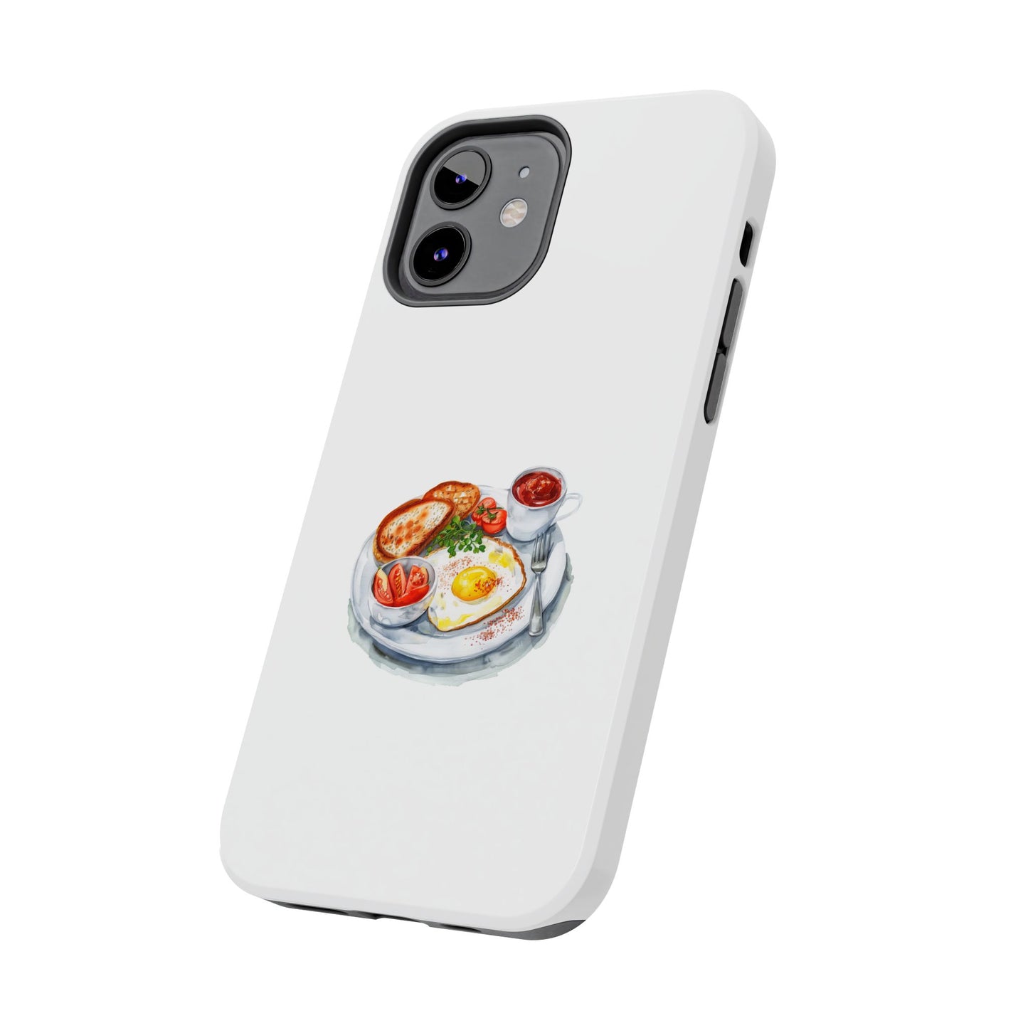 Breakfast Lovers Tough Phone Case - Cute Food Art, Durable Protection