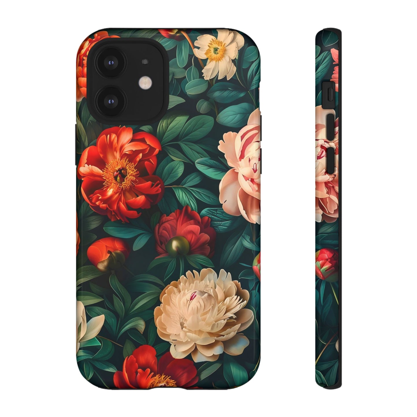 Floral Phone Case - Tough Cases, Vibrant Protection, Gift for Her, Cute Floral Design, Trendy Accessory, Perfect for Spring