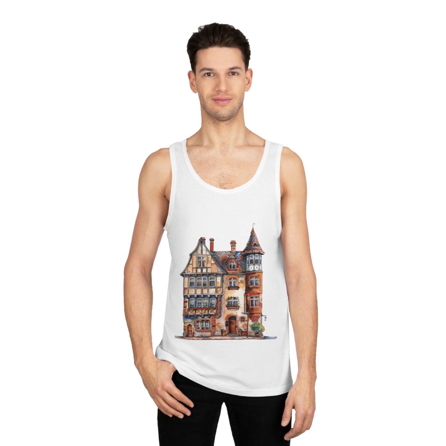 Unisex Softstyle™ Tank Top - Quintessential British House