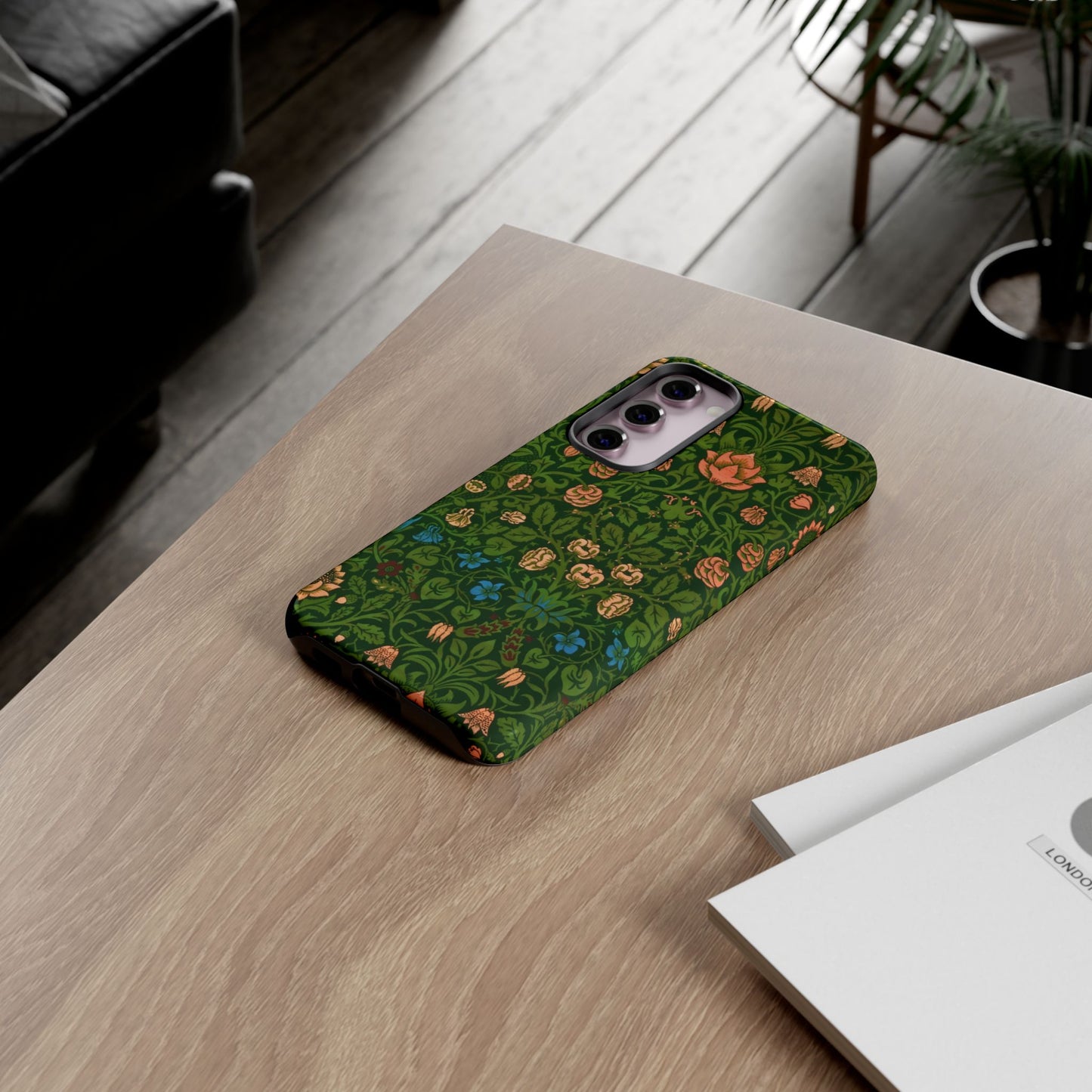 Crimson Leaf Whirl – Phone Case - Tough Cases