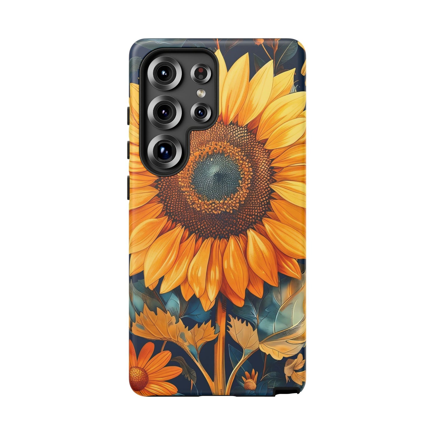 Sunflower Phone Case - Floral Design for Nature Lovers, Cute Spring Accessory, Gift for Her, Eco-Friendly Cover