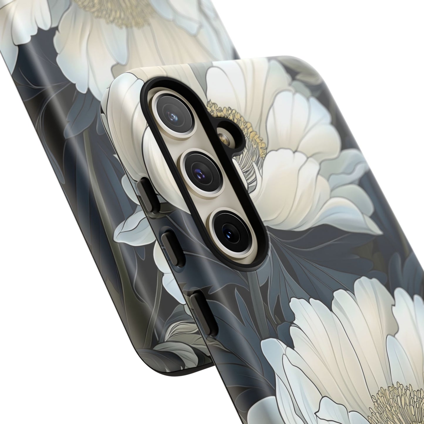 Elegant Floral Phone Case, Floral iPhone Cover, Flower Art Phone Case, Eco-Friendly Mobile Protection, Tough & Stylish Phone Case