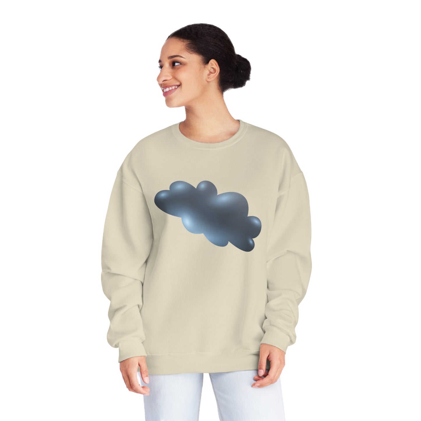 Unisex NuBlend® Crewneck Sweatshirt - Serene Cloudscape - Dreamy Cloud Design