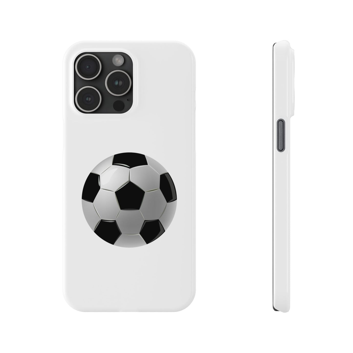 Soccer Ball Slim Phone Cases - Perfect for Sports Lovers, Gift for Athletes, Birthday Present, Stylish Accessories, Phone Protection