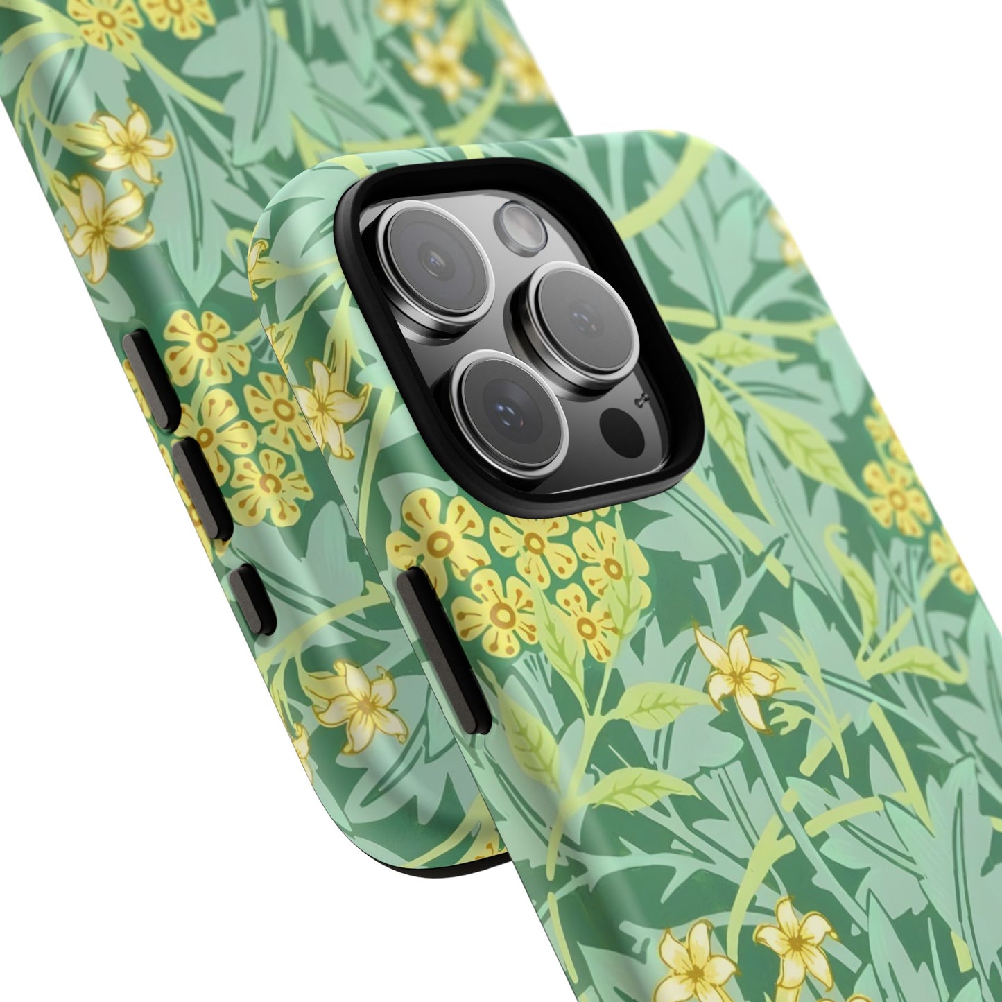 Tough Cases Organic Floral Phone Case, Stylish iPhone Cover, Eco-Friendly Gift, Nature Lover Accessory, Spring Decor, Unique Phone Protector