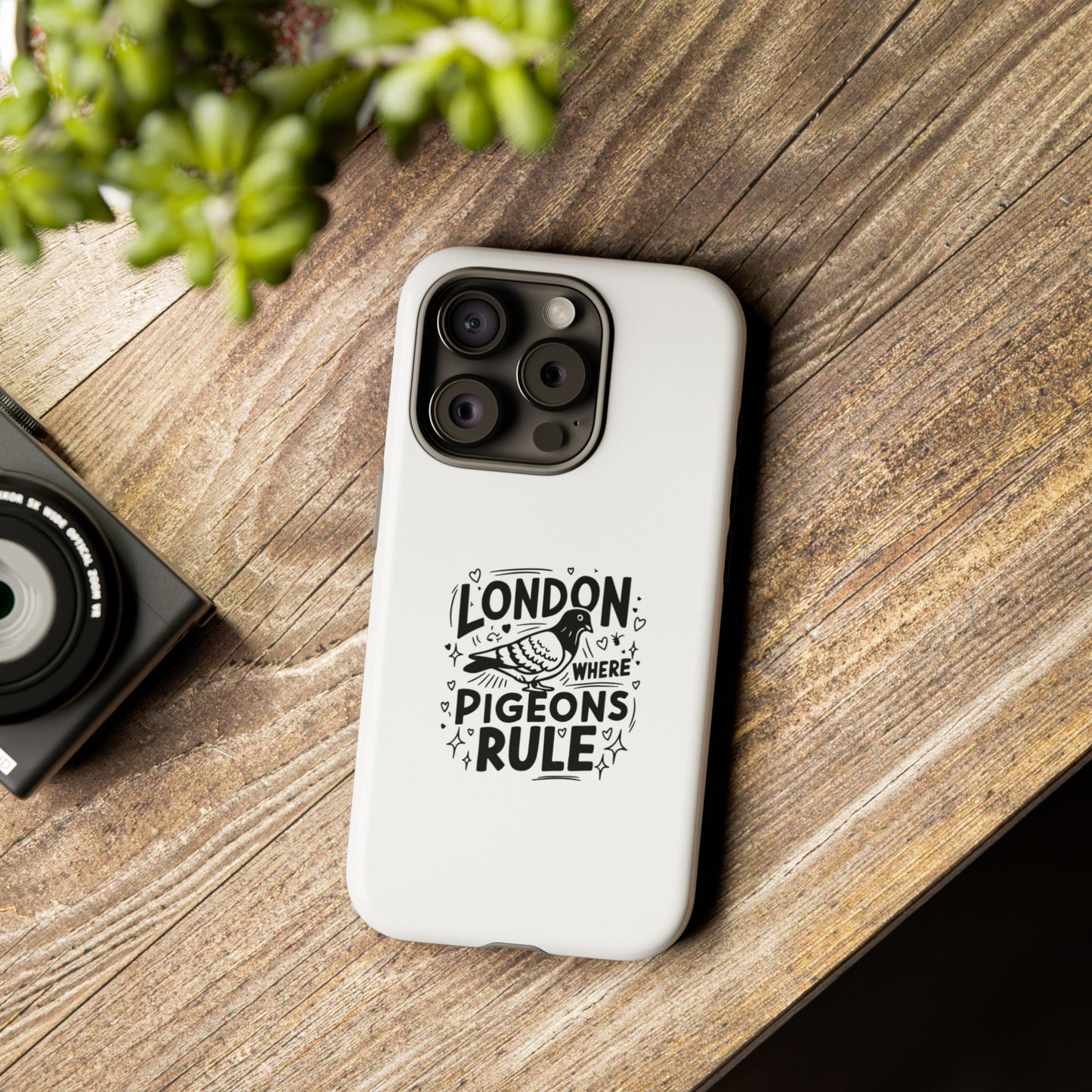 London Pigeons Rule Phone Case – Tough and Stylish Protection for Urban Aficionados
