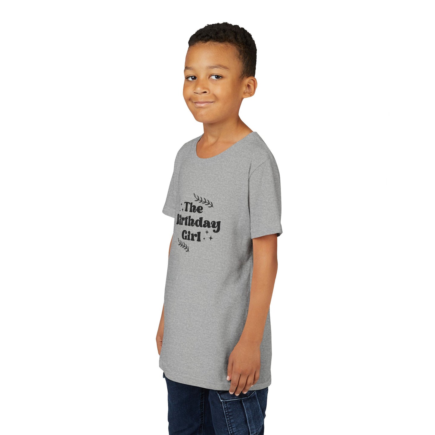 Youth Short Sleeve Tee - The Birthday Girl - Fun Celebration T-Shirt for Kids