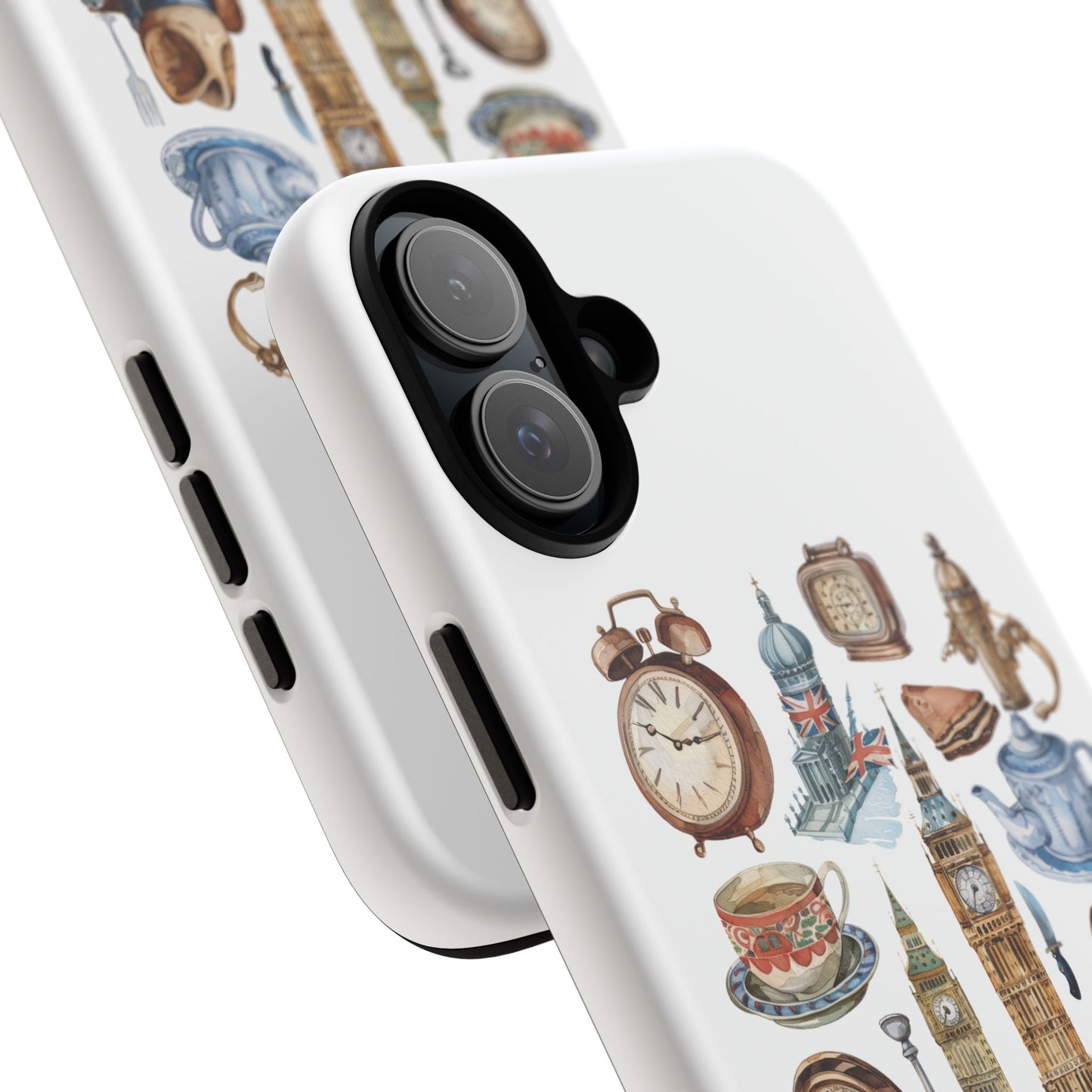 Vintage Illustrative Phone Case, Whimsical Tough Phone Cover, Gifts for Her, Unique Cell Phone Accessory