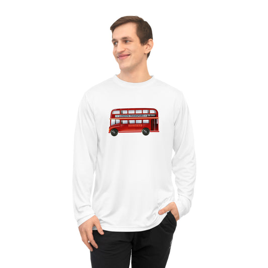 Unisex Performance Long Sleeve Shirt - London Transport English Bus