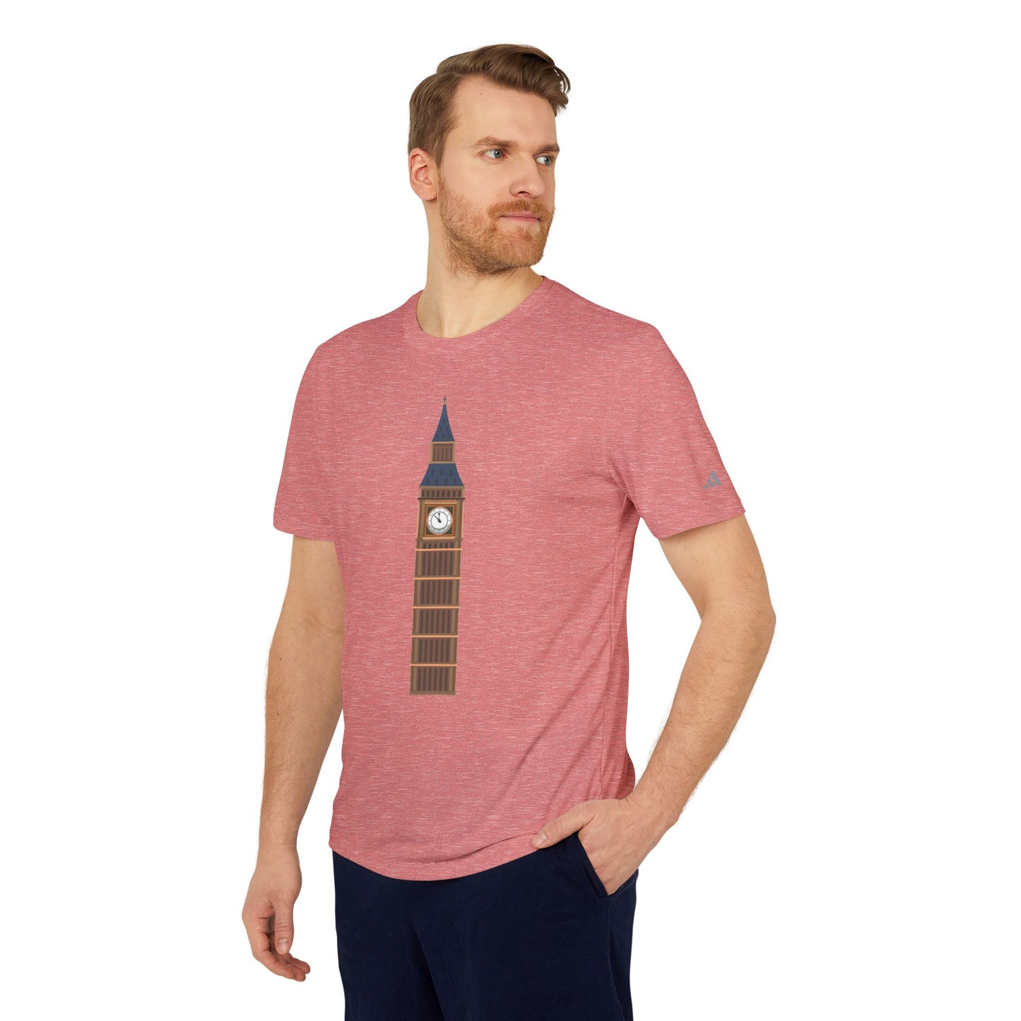 adidas Unisex Sport T-shirt - Echoes of London: Big Ben’s Legacy
