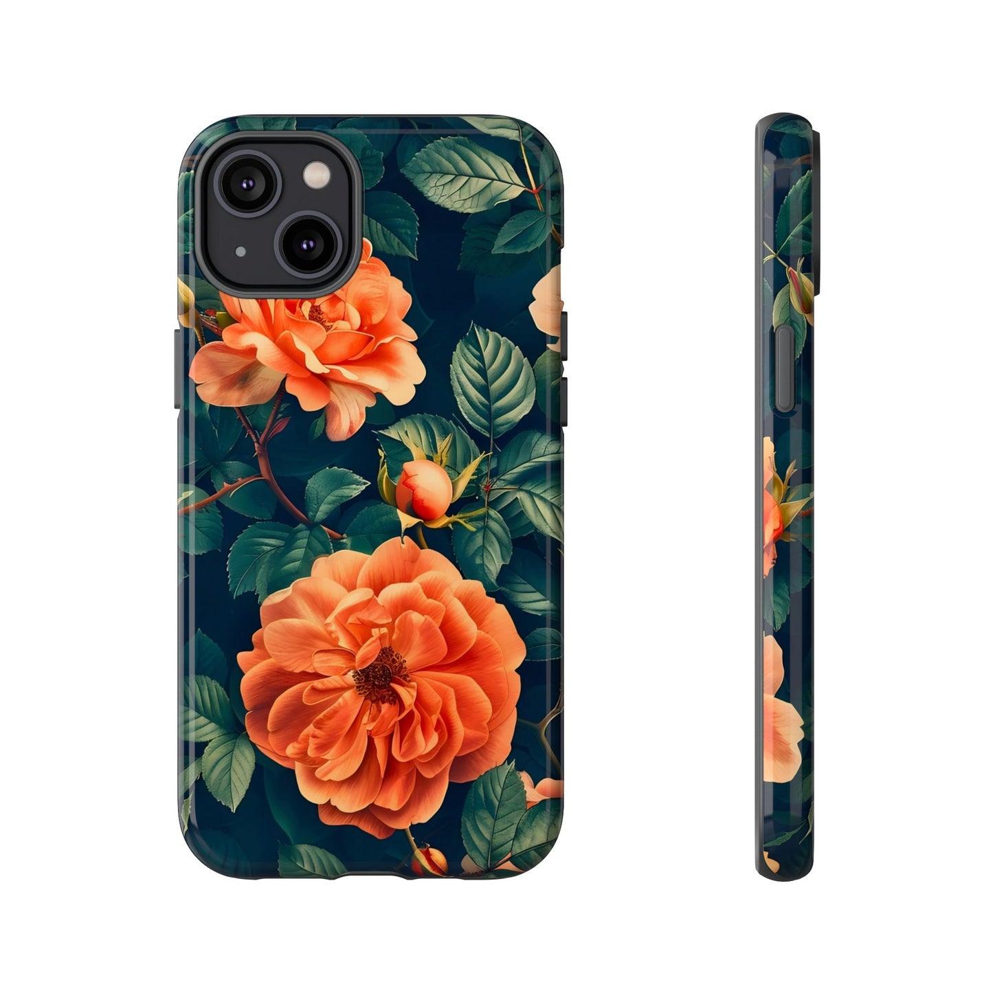 Floral Phone Case, Tough Cases for Nature Lovers, Botanical Design, Phone Protection, Gift for Her, Trending Floral Accessories