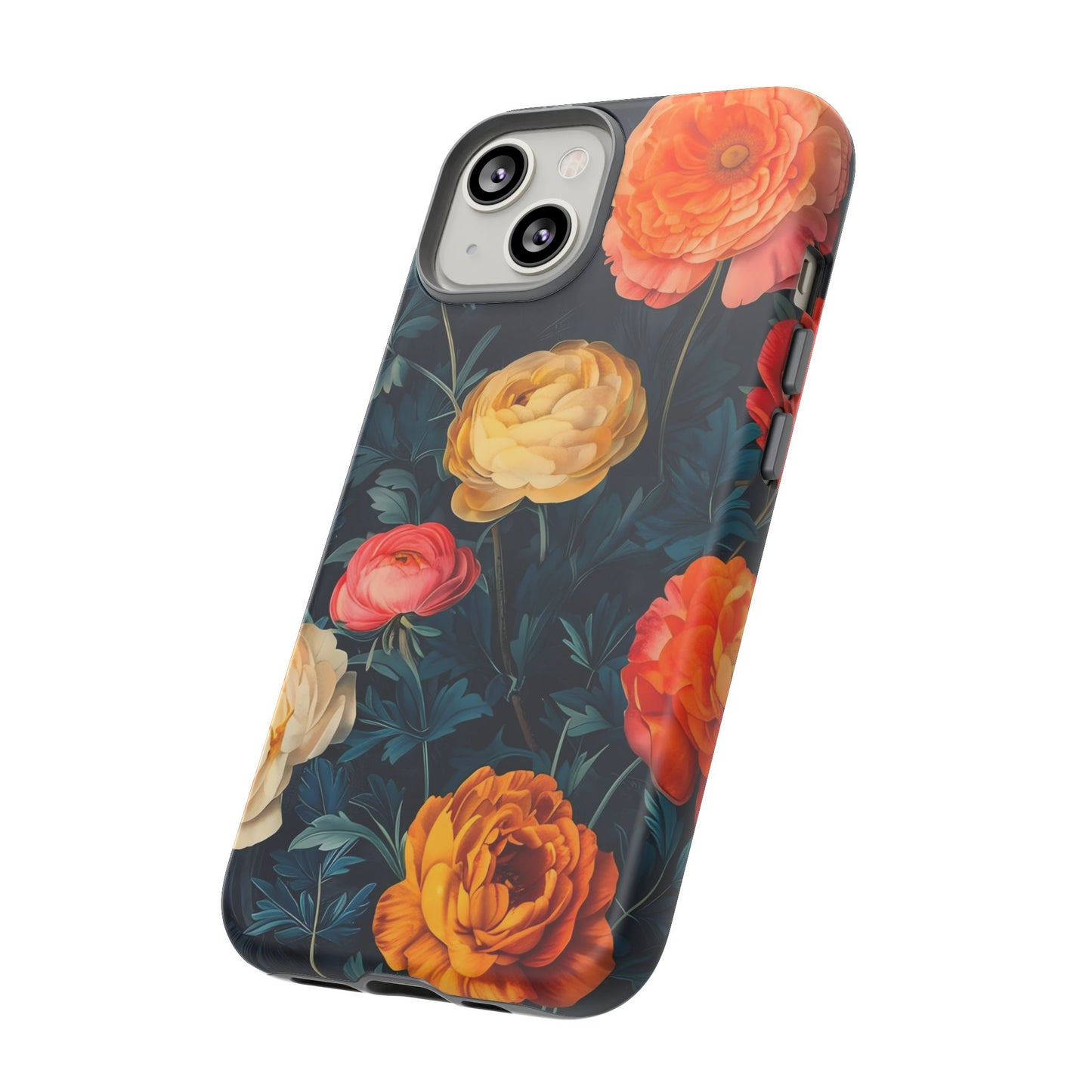 Floral Phone Case - Tough Cases, Stylish Protection, Gift for Flower Lovers, Customizable Cover, Floral Design Mobile Accessory