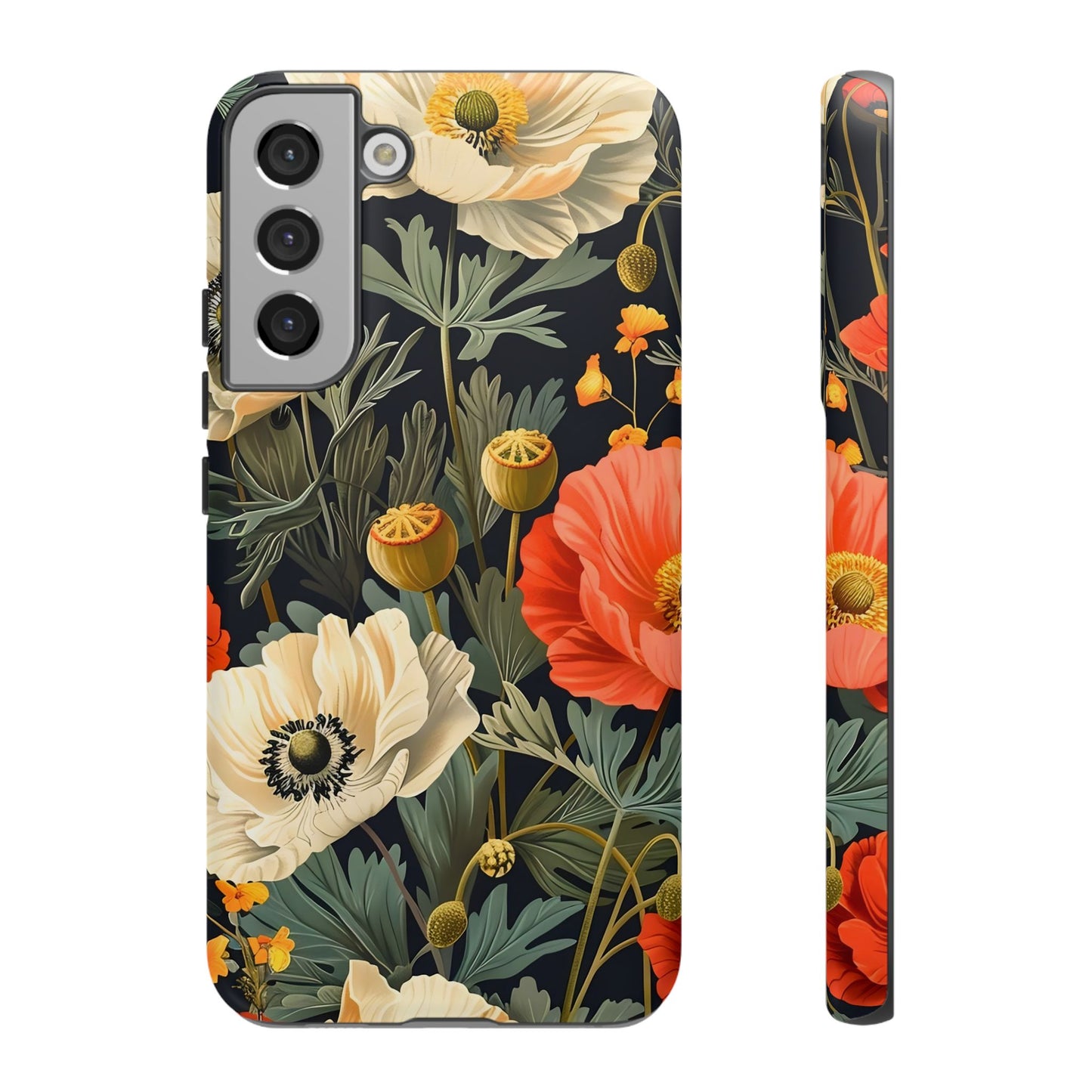 Floral Phone Case - Tough Cases with Vibrant Garden Design, Phone Accessory, Gift for Her, Spring Style, Nature Lover