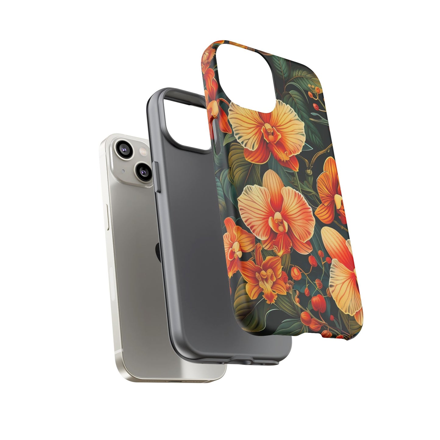 Floral Phone Case - Tough Cases, Protective Cover, Gift for Her, Smartphone Accessory, Floral Design, Nature-Inspired
