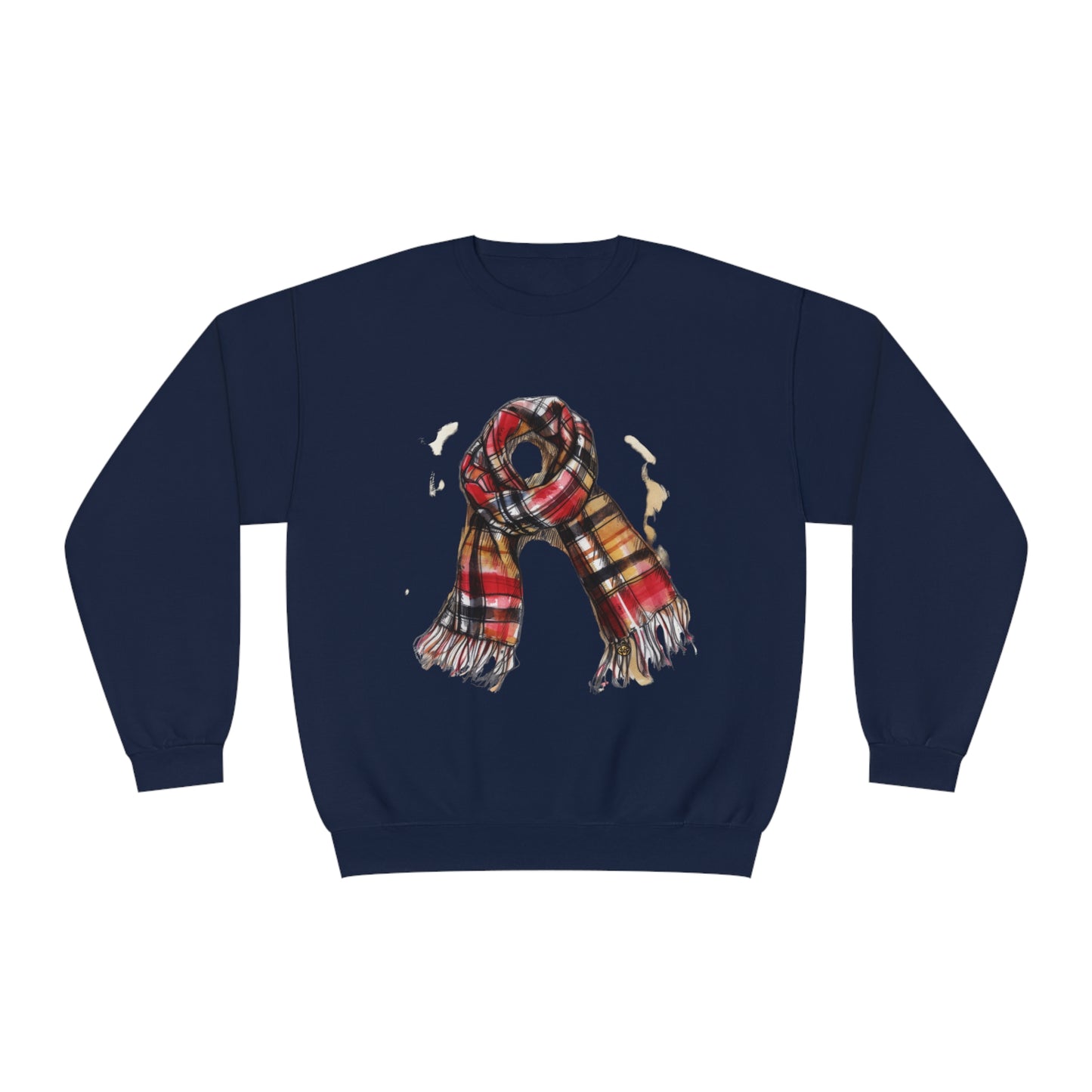 Unisex NuBlend® Crewneck Sweatshirt - Classic British Plaid Scarf